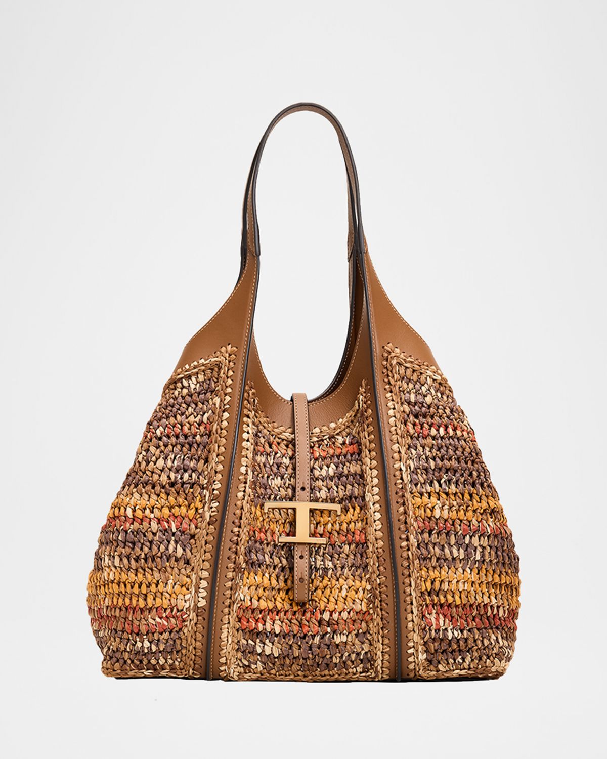 Tod 's T Timeless Raffia Shopping Tote Bag | Thumbnail 7 Tod 's T Timeless Raffia Shopping Tote Bag | Thumbnail 7