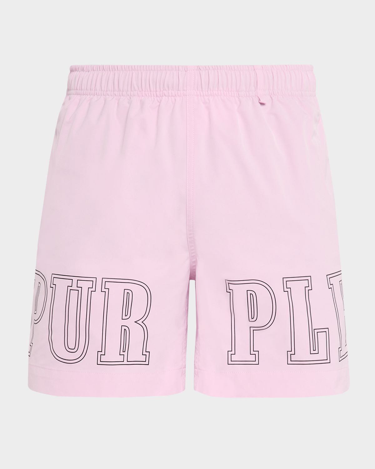 PURPLE Men 's Slab Wordmark All Round Shorts