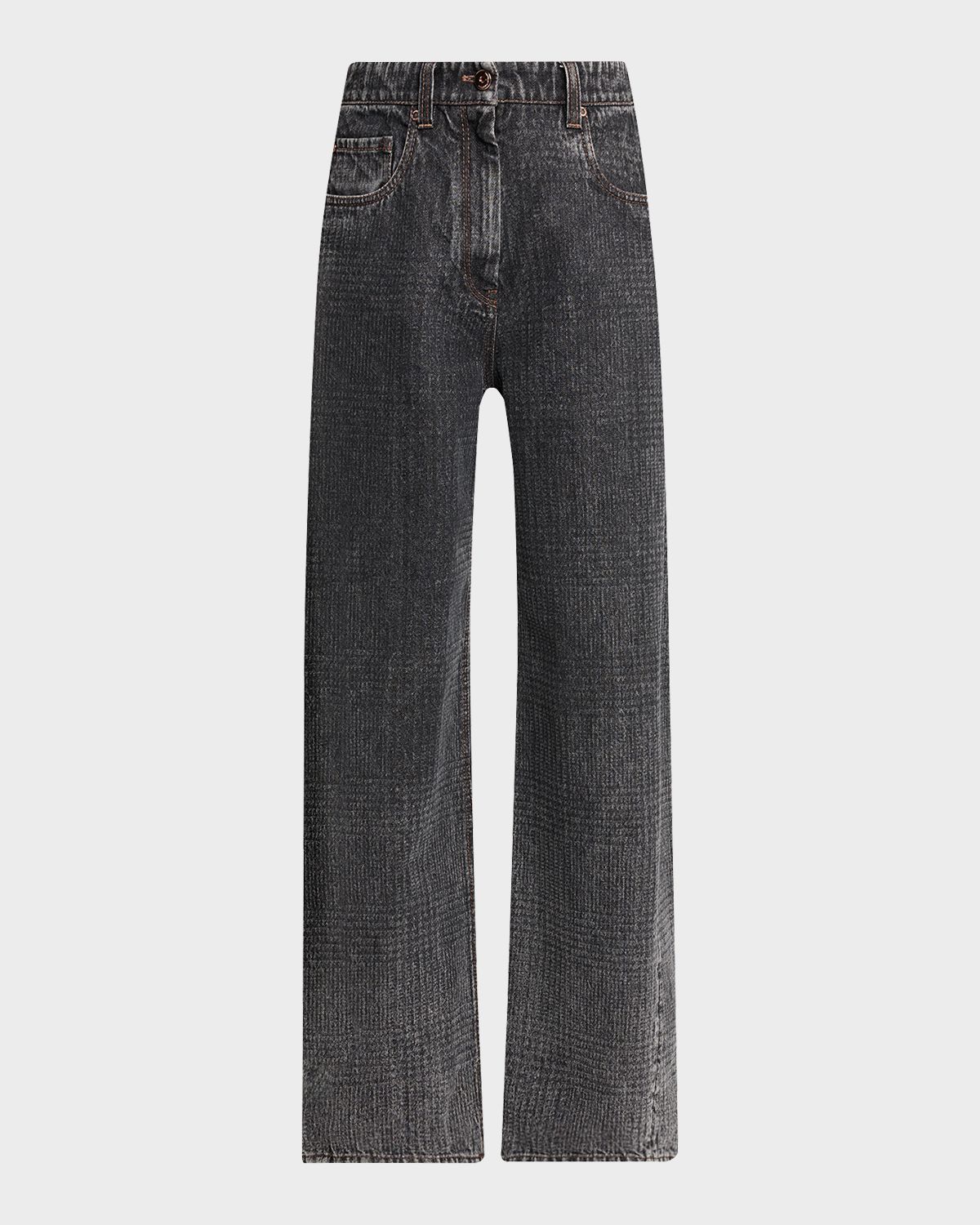 Brunello Cucinelli Wide-Leg Denim Trousers | Thumbnail 6