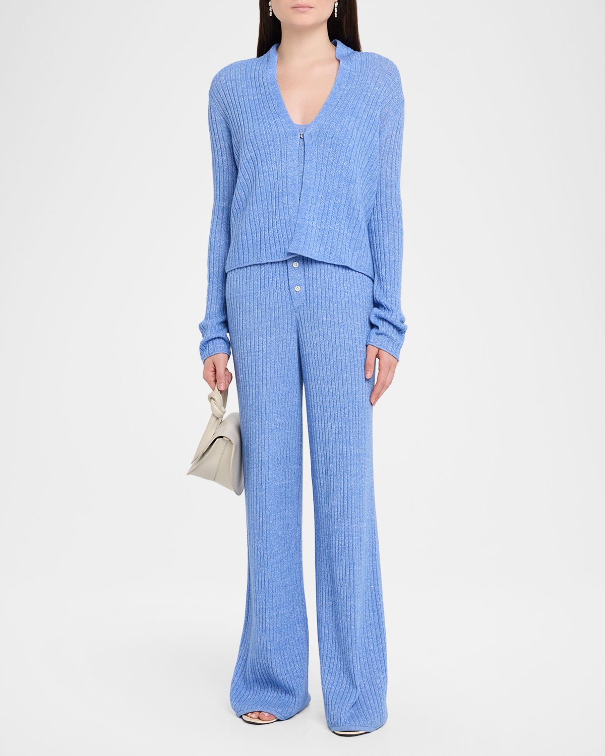 Guest in Residence Breezy Ribbed Cashmere Cardigan | Thumbnail 5 Guest in Residence Breezy Ribbed Cashmere Cardigan | Thumbnail 5