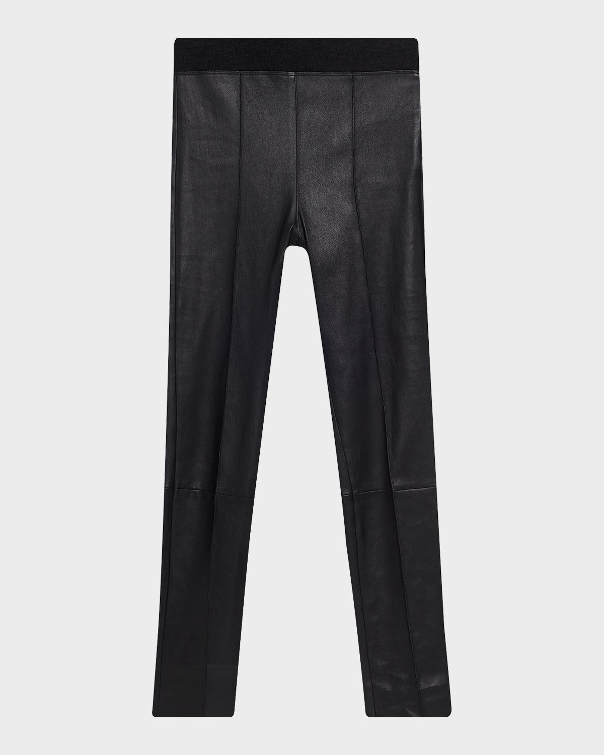 Brunello Cucinelli Leather Ankle Pants