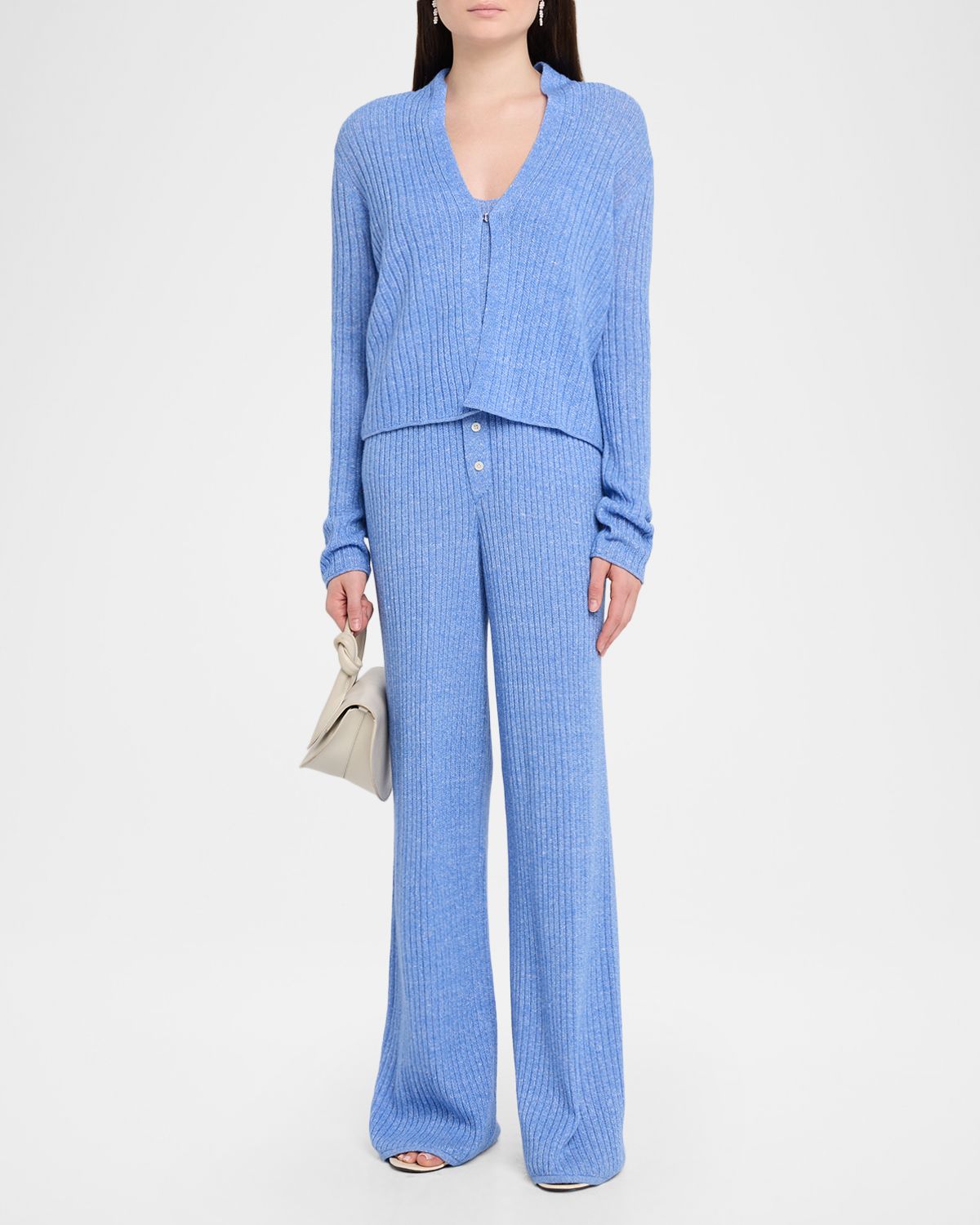 Guest in Residence Ribbed Everywear Cashmere Pants | Thumbnail 5