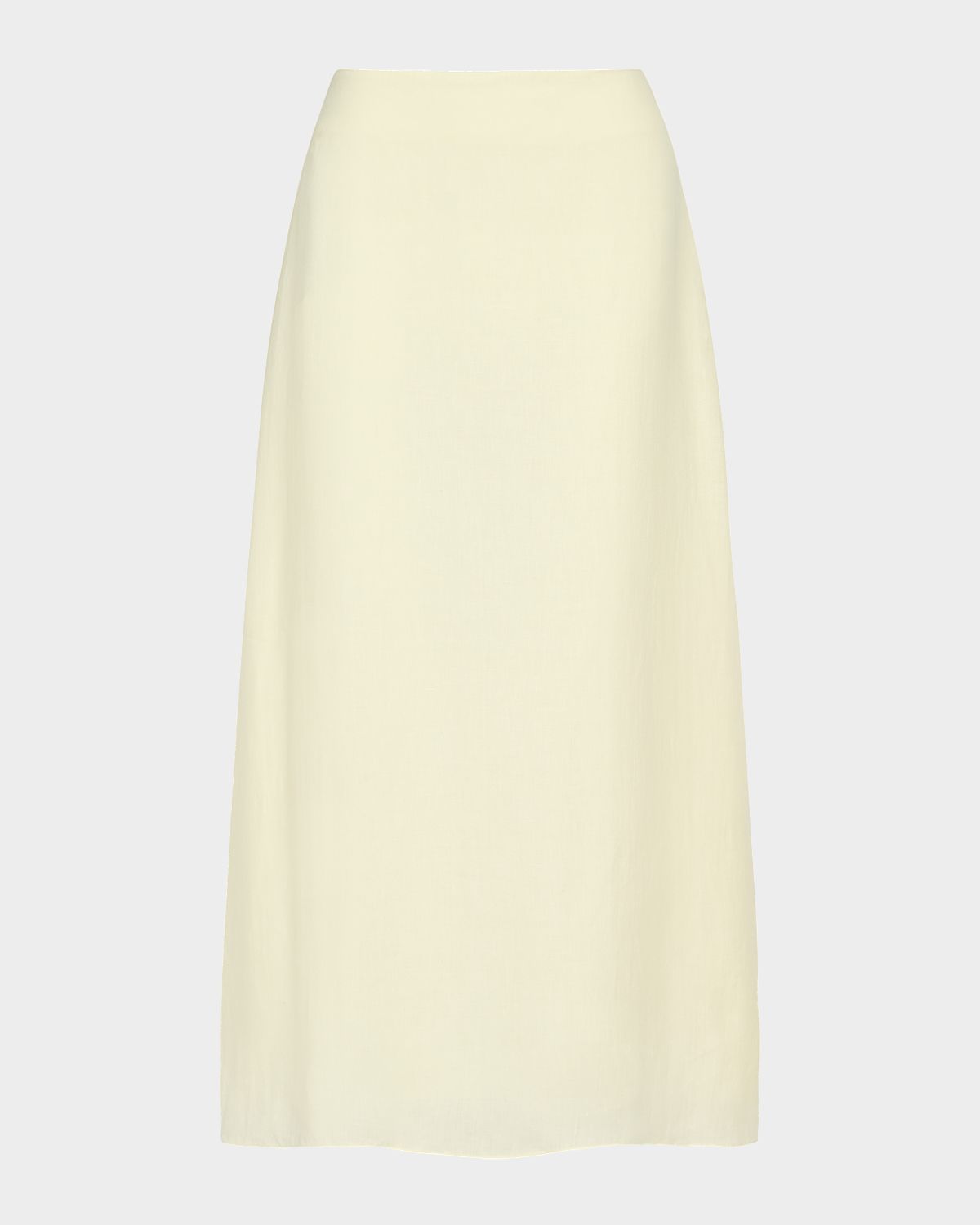 TWP The A-Line Linen Skirt