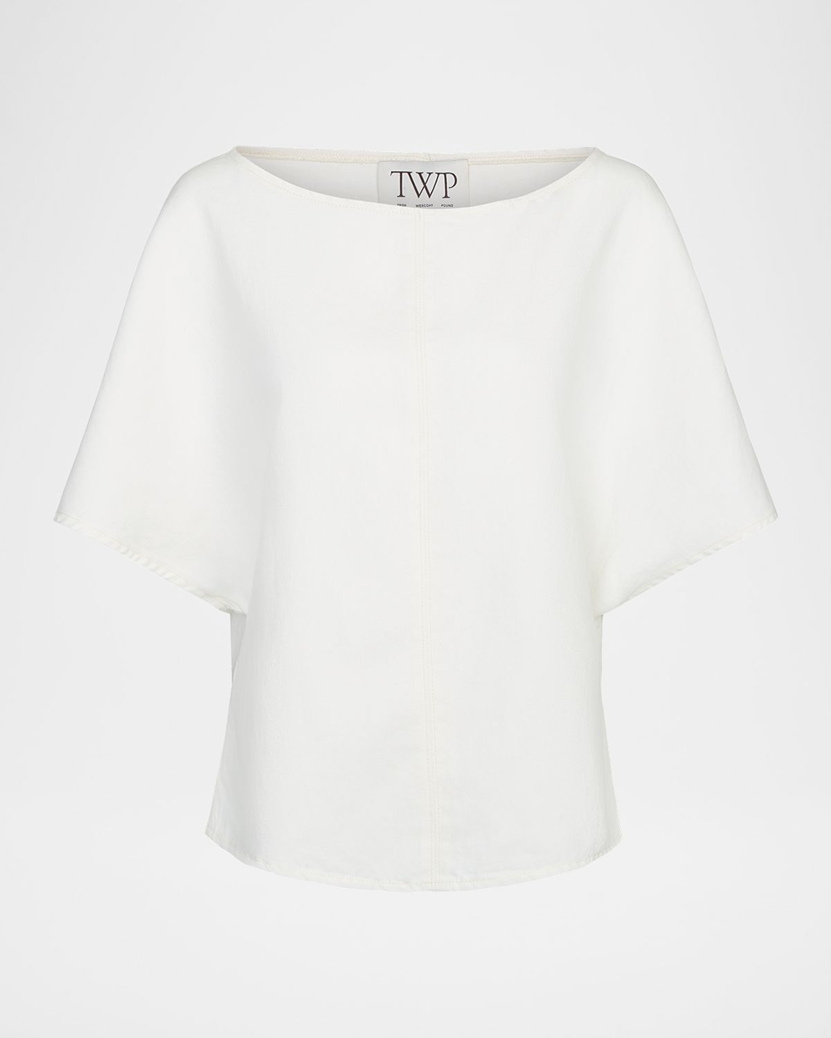 TWP Simple T in Denim Shirting | Thumbnail 6 TWP Simple T in Denim Shirting | Thumbnail 6