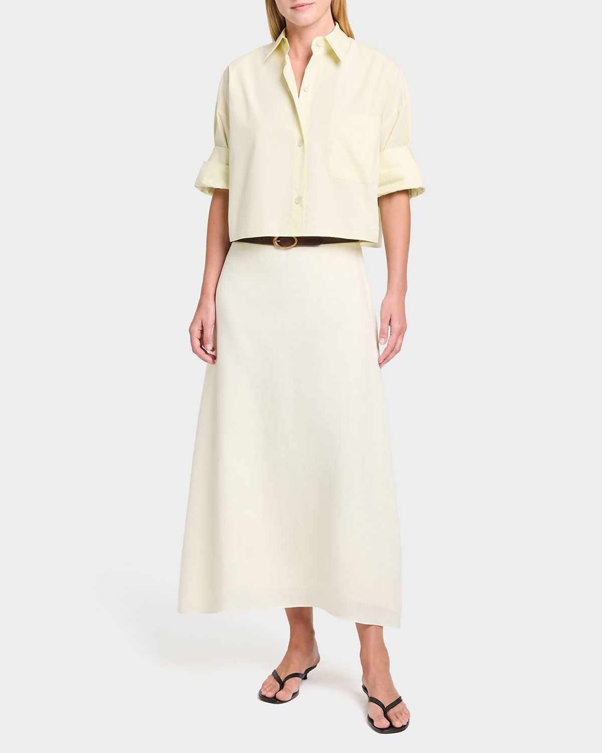 TWP Next Ex Cropped Shirt