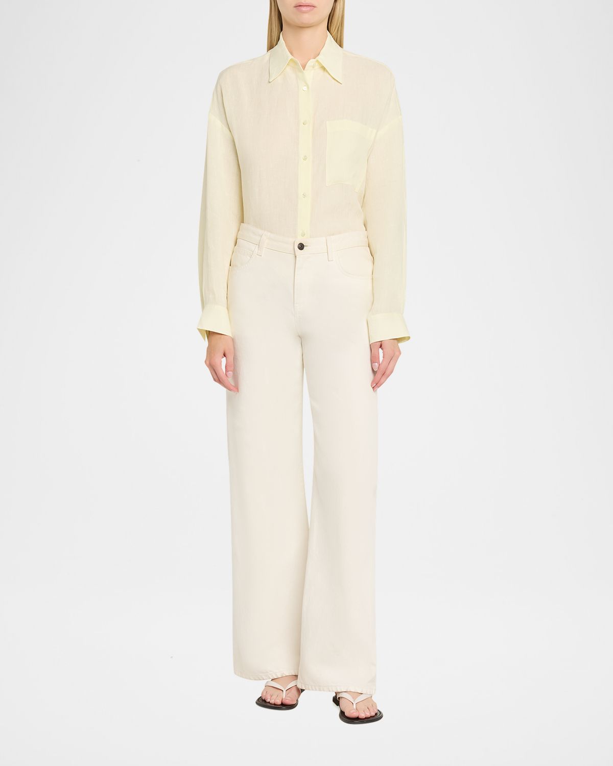 TWP Something Borrowed Linen Shirt | Thumbnail 5