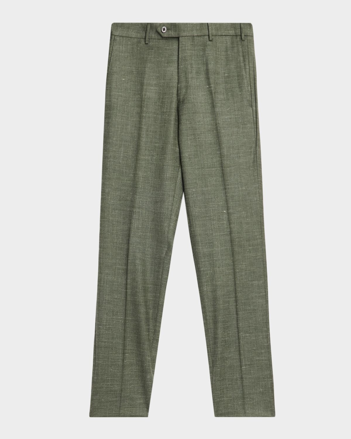 Zanella Men 's Parker Silk and Wool Tapered Trousers