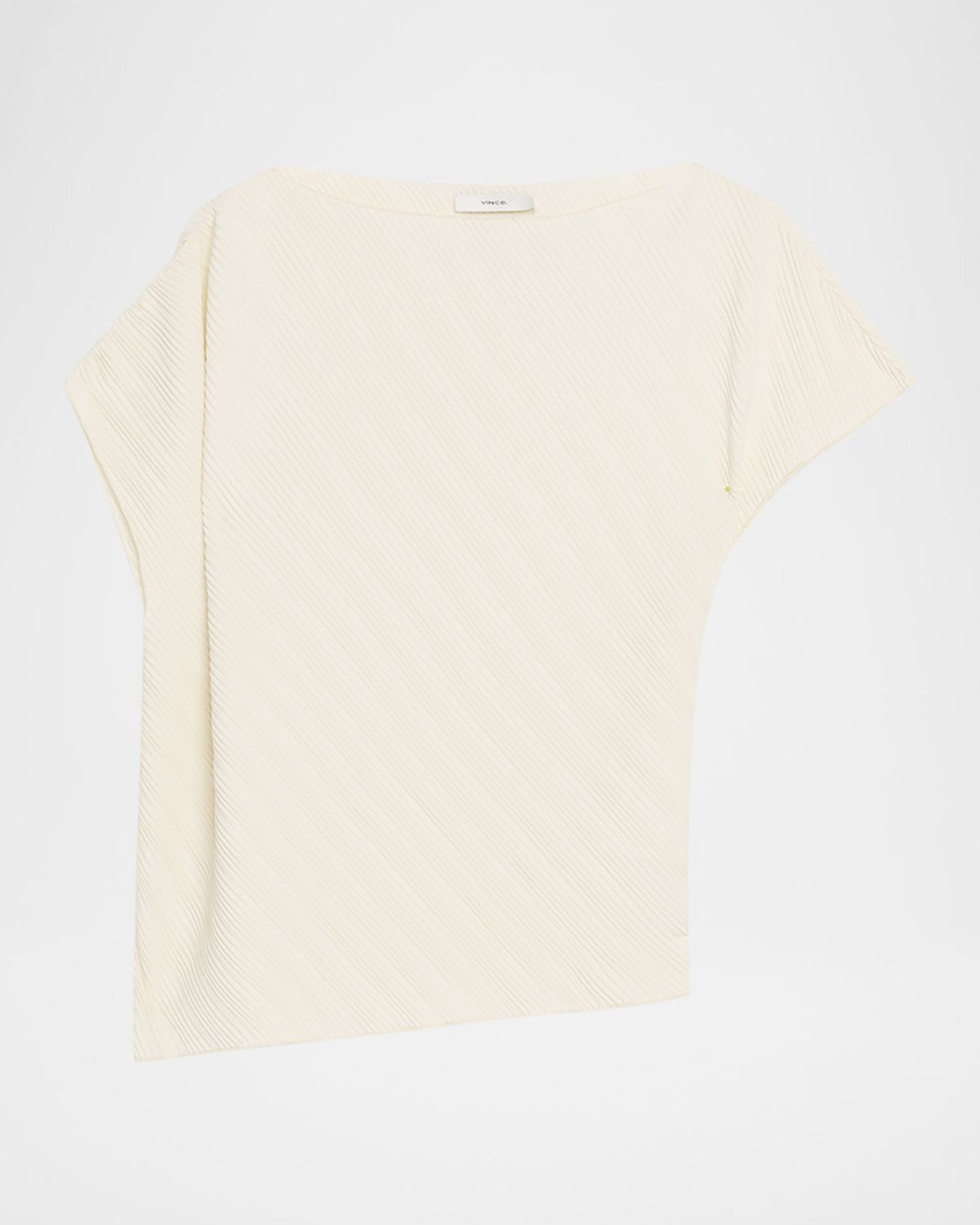 Vince Directional Pleated Top