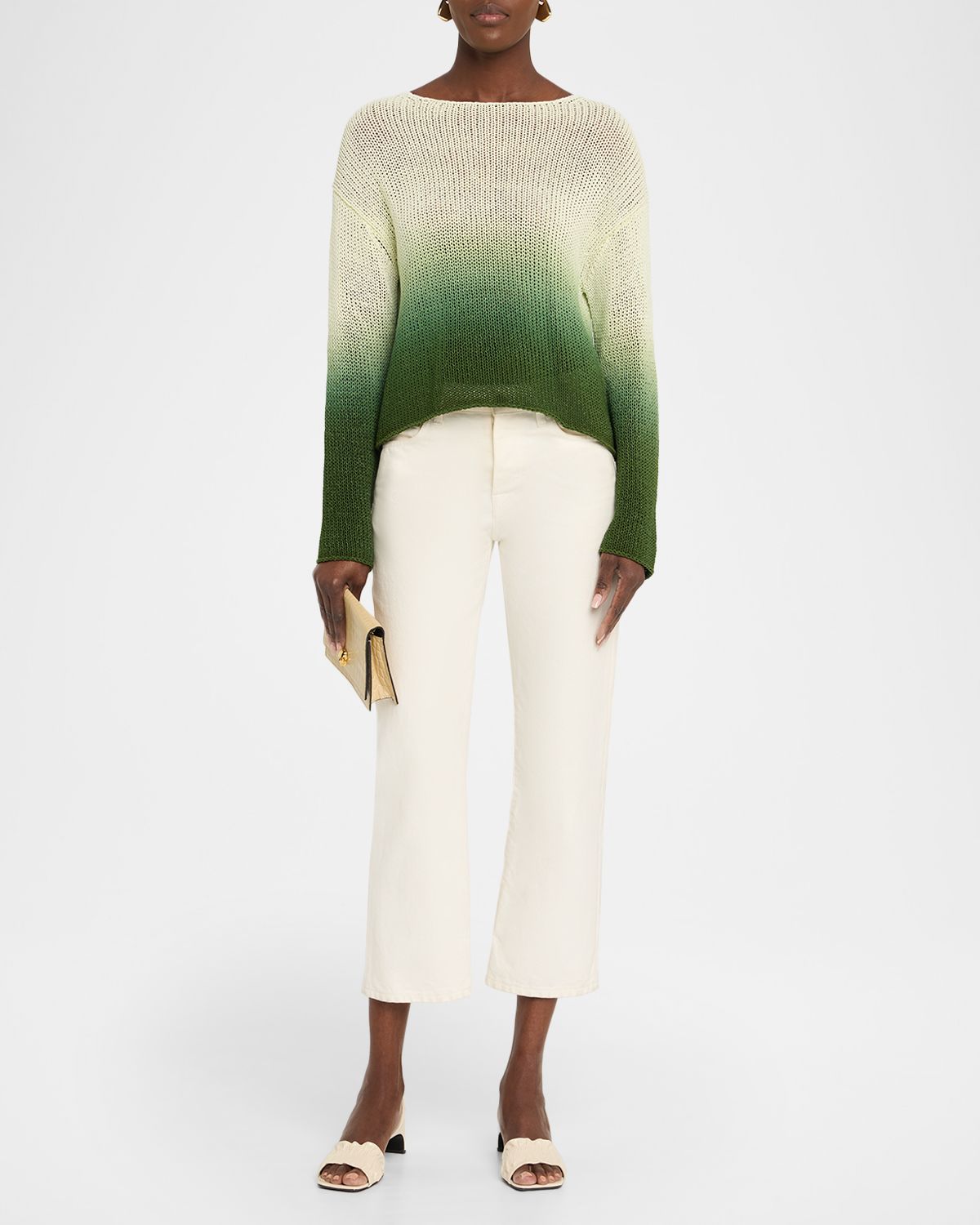 Vince Dip-Dye Cotton Sweater