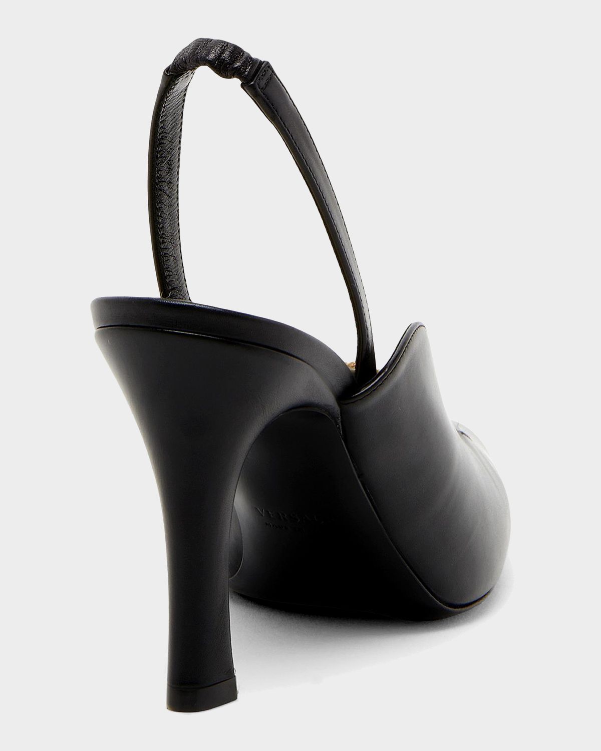 Versace 90mm La Medusa Leather Slingback Pumps | Thumbnail 5 Versace 90mm La Medusa Leather Slingback Pumps | Thumbnail 5