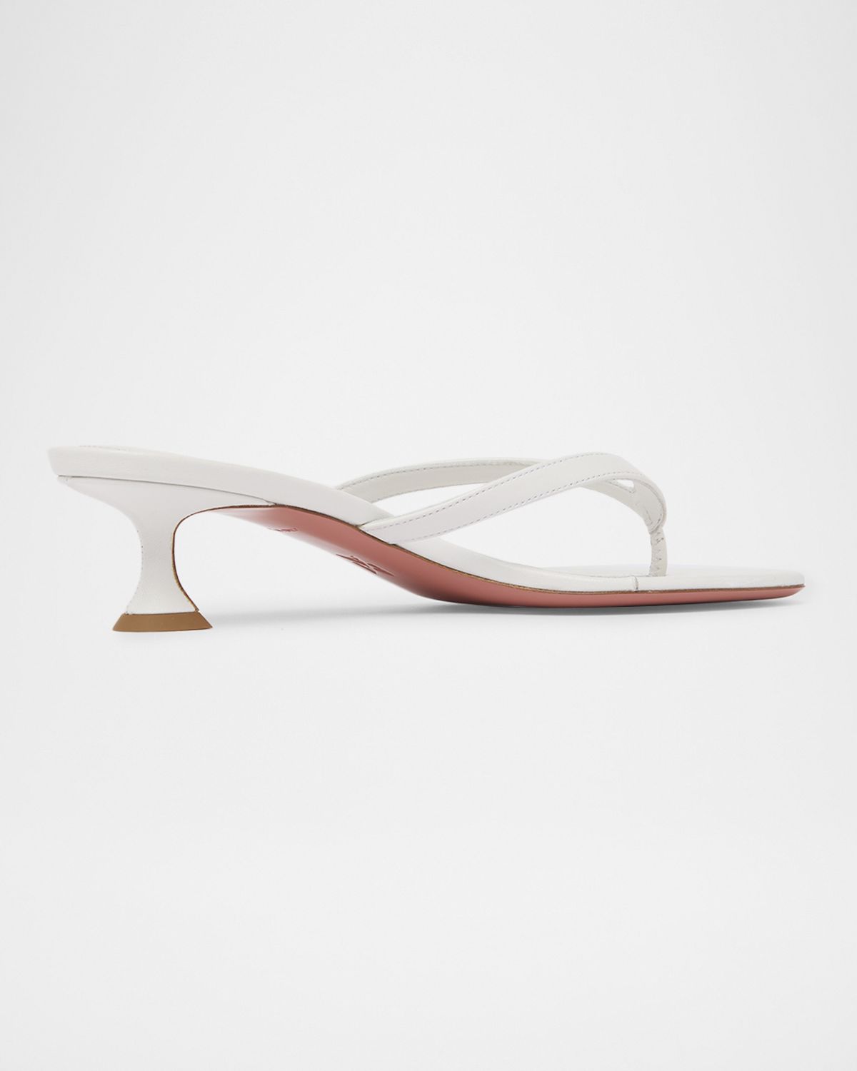 Amina Muaddi 45mm Juliette Leather Thong Sandals | Thumbnail 4