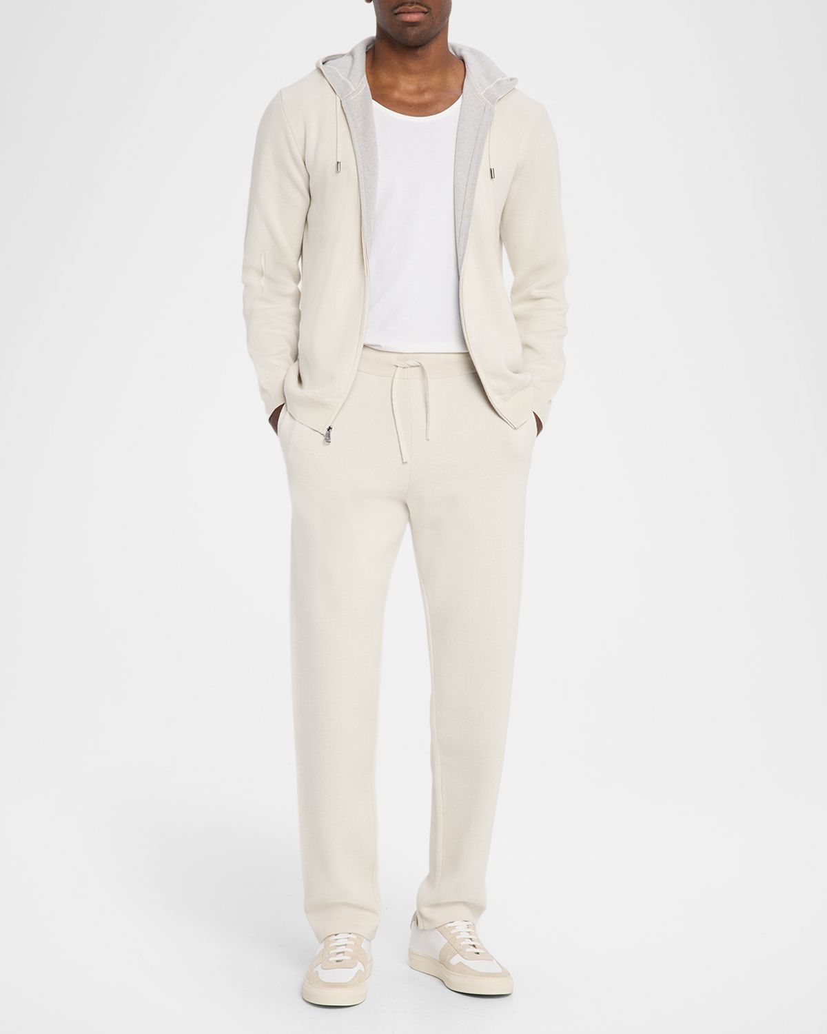 Bugatchi Men 's Cotton Knit Drawstring Pants