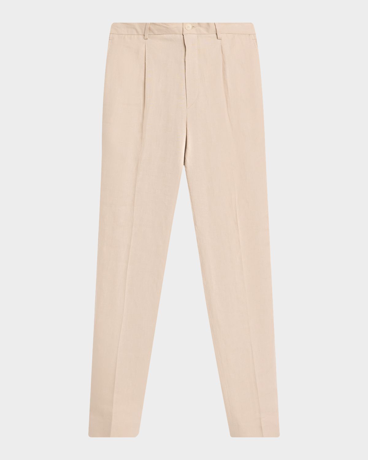 Bugatchi Men 's Aerolinen Tailored Fit Pleated Pants