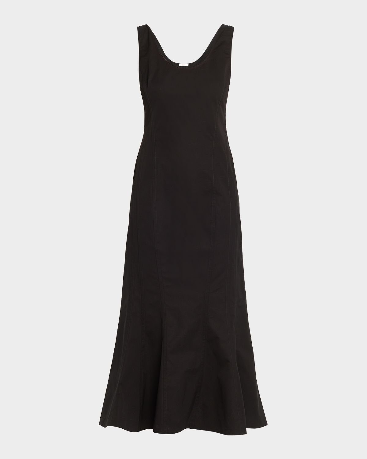 FForme Cary Sleeveless Poplin Midi Trumpet Dress