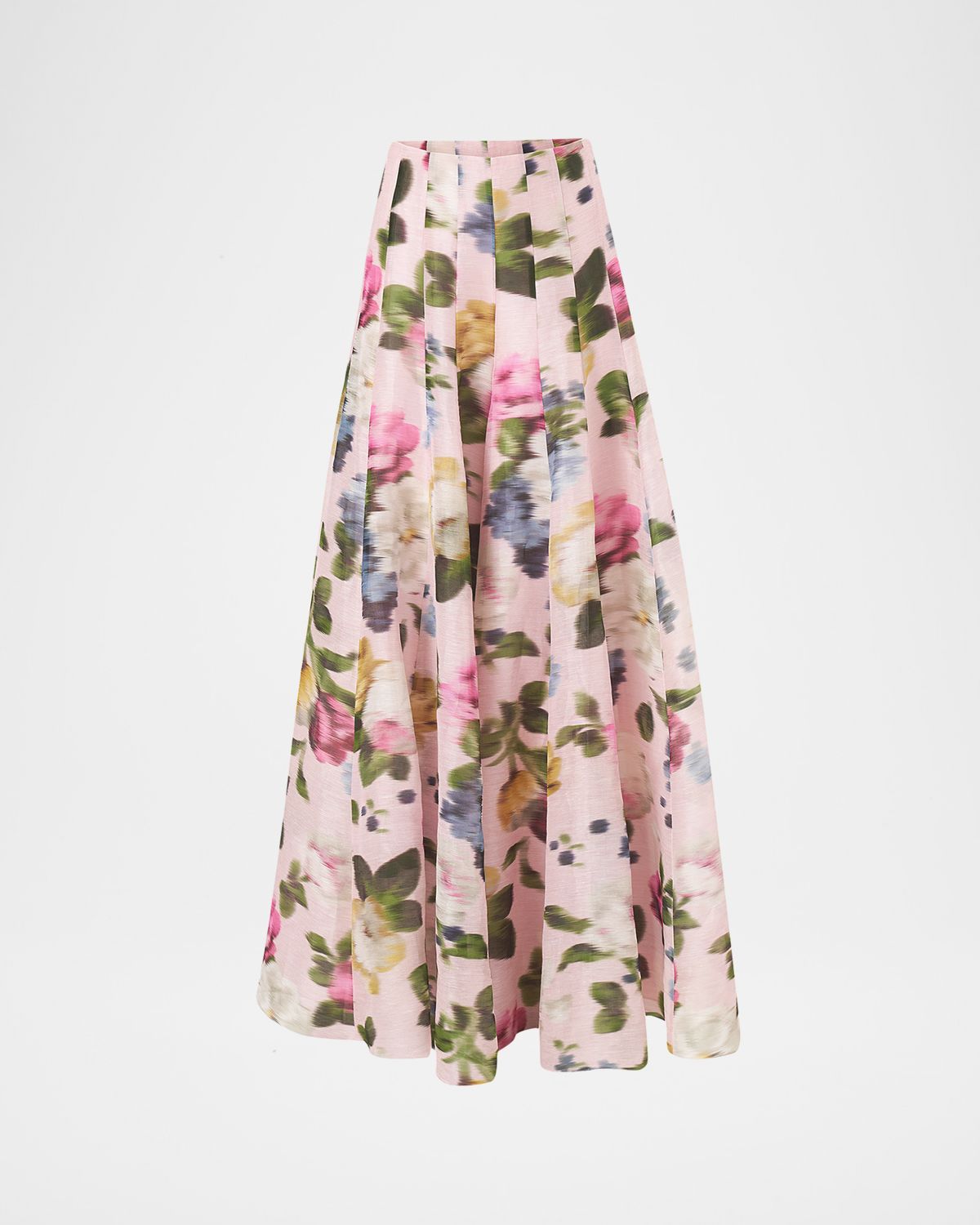 Carolina Herrera Iris Floral Silk-Linen Faille Wide-Leg Skirt Pants | Thumbnail 5 Carolina Herrera Iris Floral Silk-Linen Faille Wide-Leg Skirt Pants | Thumbnail 5