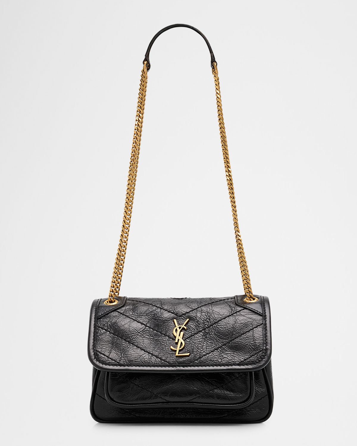 Saint Laurent Niki Mini Vintage Leather Shoulder Bag | Thumbnail 7 Saint Laurent Niki Mini Vintage Leather Shoulder Bag | Thumbnail 7