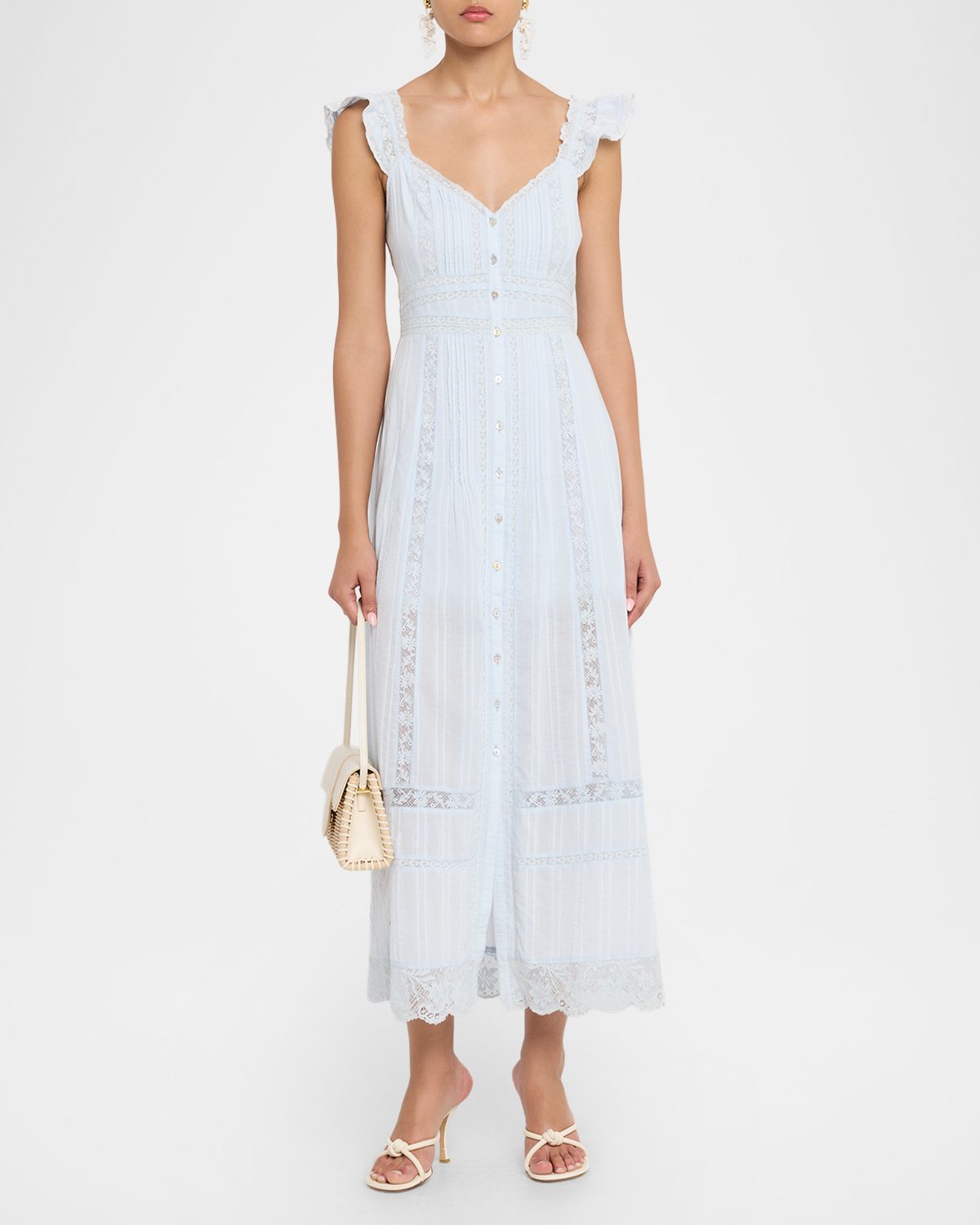 LoveShackFancy Kailette Button-Front Maxi Dress | Thumbnail 5 LoveShackFancy Kailette Button-Front Maxi Dress | Thumbnail 5