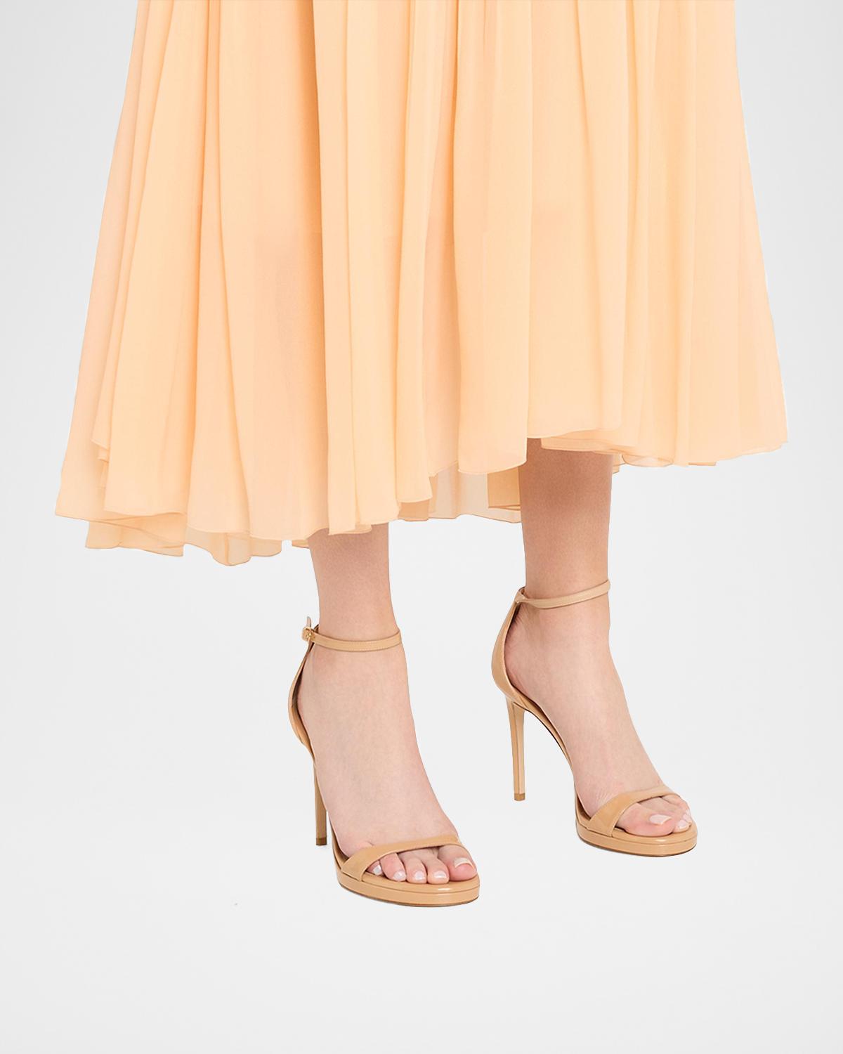 Stuart Weitzman 100mm Nudist Patent Leather Platform Sandals | Thumbnail 2 Stuart Weitzman 100mm Nudist Patent Leather Platform Sandals | Thumbnail 2
