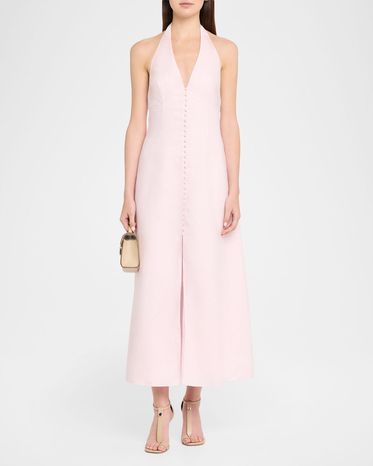 LoveShackFancy Lovis Linen Maxi Dress