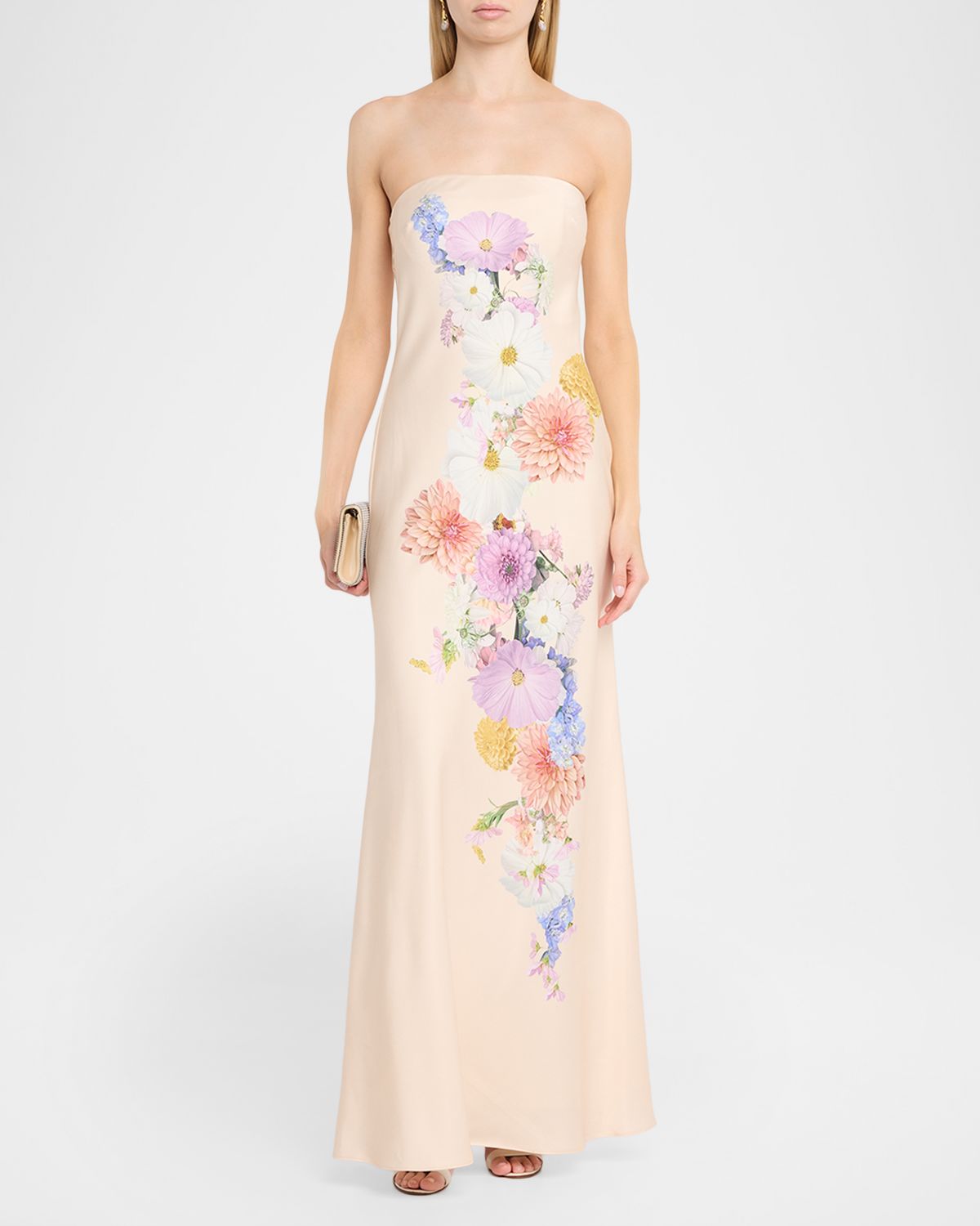 As It May Vionne Strapless Floral-Print Midi Dress | Thumbnail 2