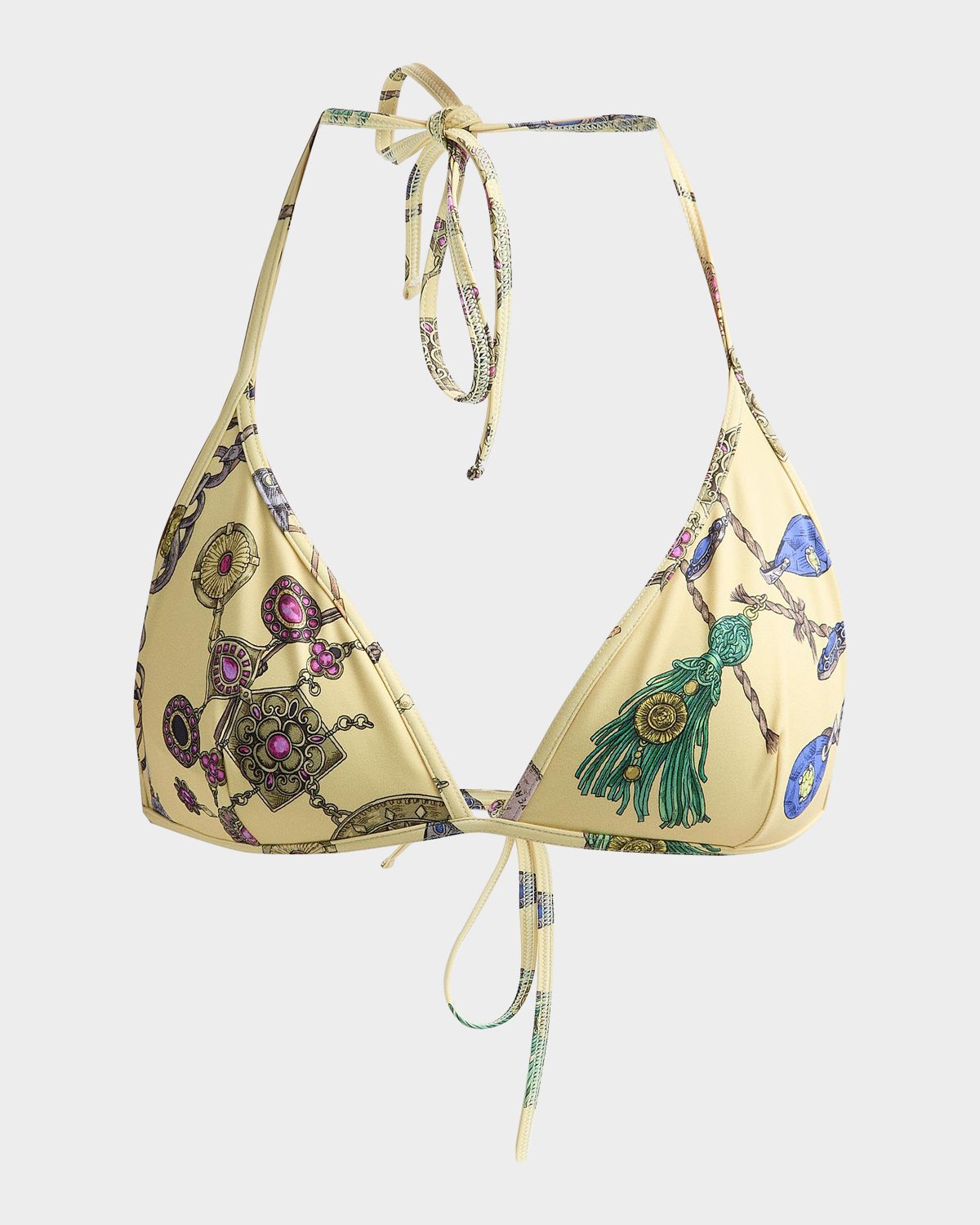 Versace Broken Jewels Printed Swim Top | Thumbnail 5 Versace Broken Jewels Printed Swim Top | Thumbnail 5