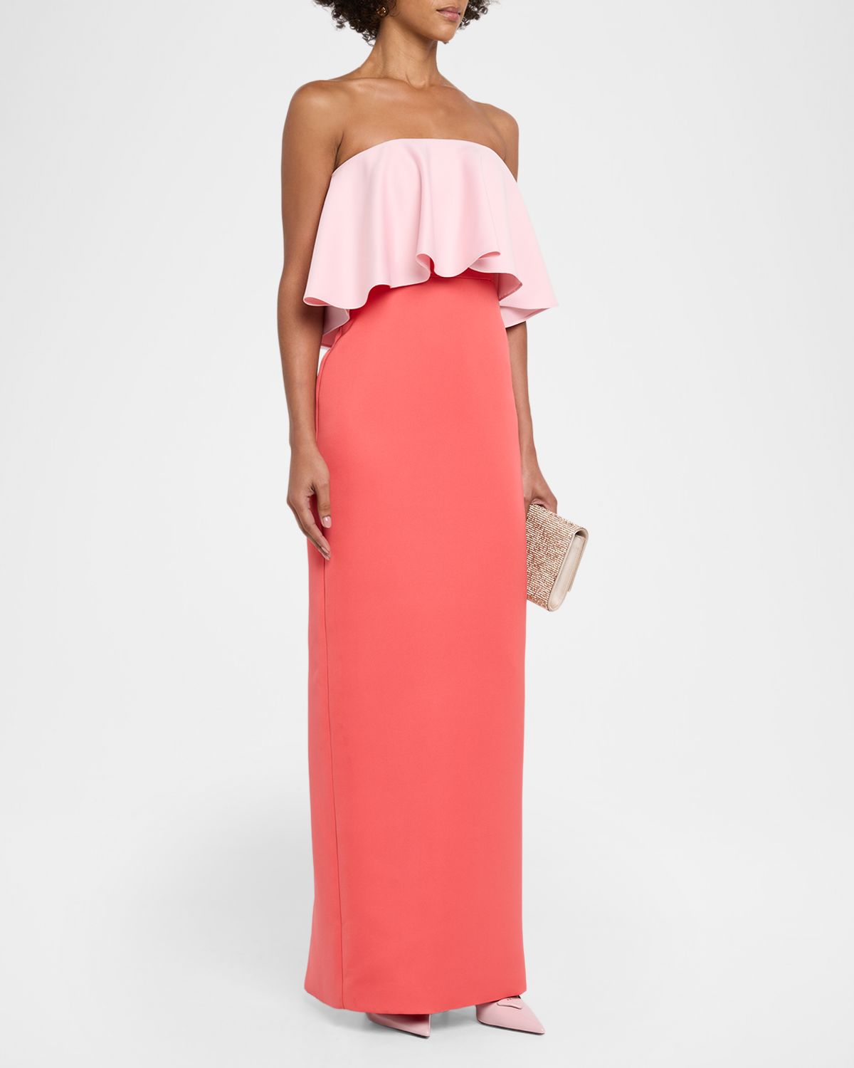 As It May Selora Strapless Ruffle Column Gown | Thumbnail 4 As It May Selora Strapless Ruffle Column Gown | Thumbnail 4