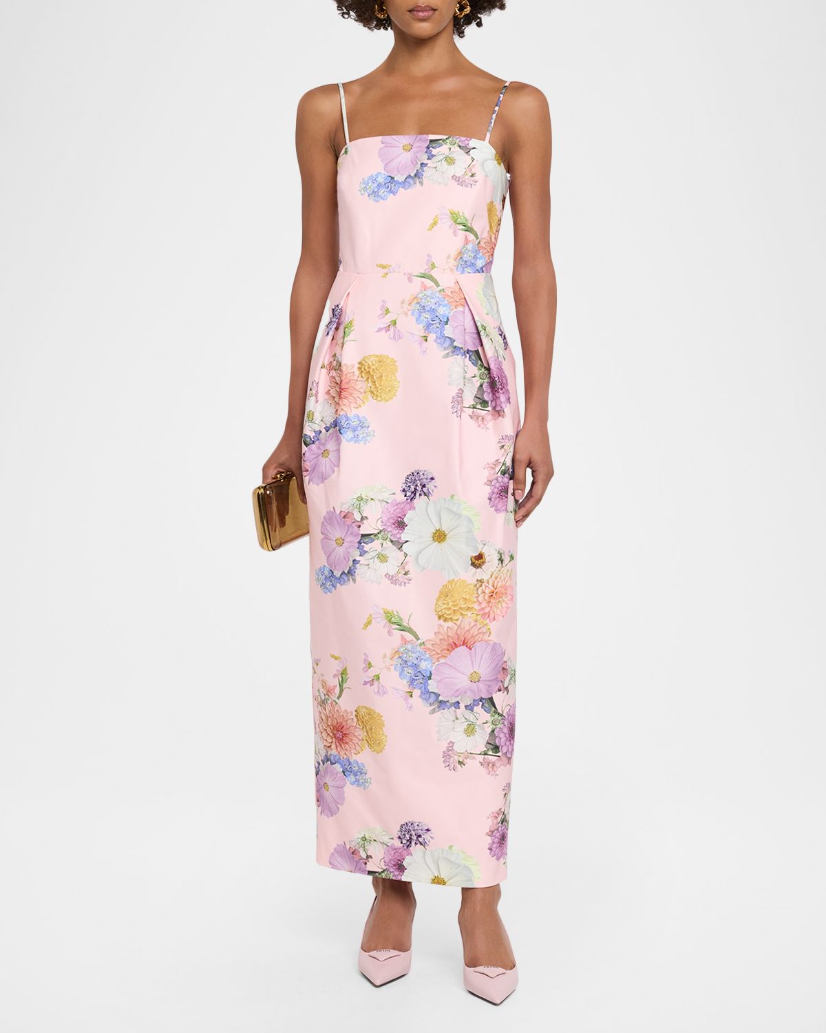As It May Teva Pleated Floral-Print Midi Dress | Thumbnail 2 As It May Teva Pleated Floral-Print Midi Dress | Thumbnail 2