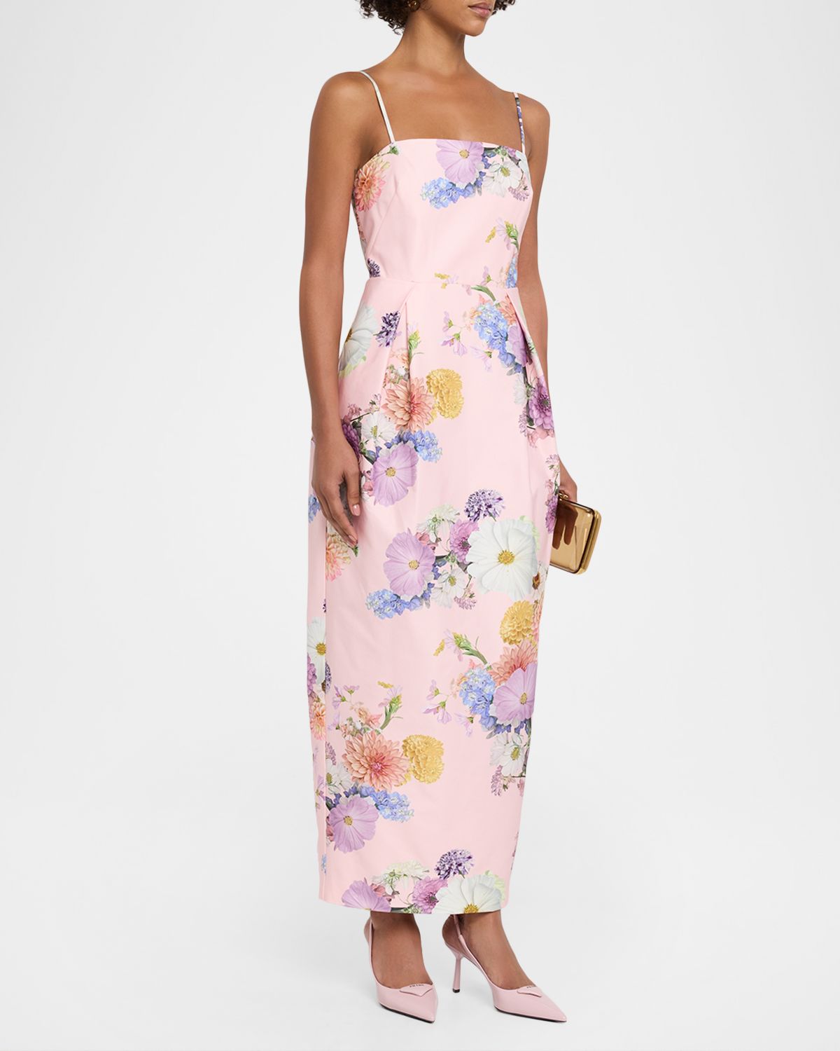 As It May Teva Pleated Floral-Print Midi Dress | Thumbnail 4 As It May Teva Pleated Floral-Print Midi Dress | Thumbnail 4