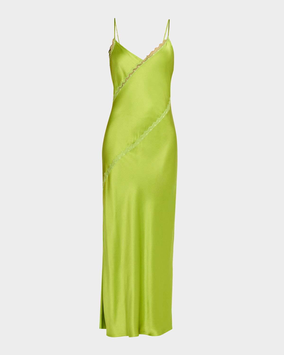 Sablyn Cece Lace Inset Satin Maxi Dress - Women's Clothing