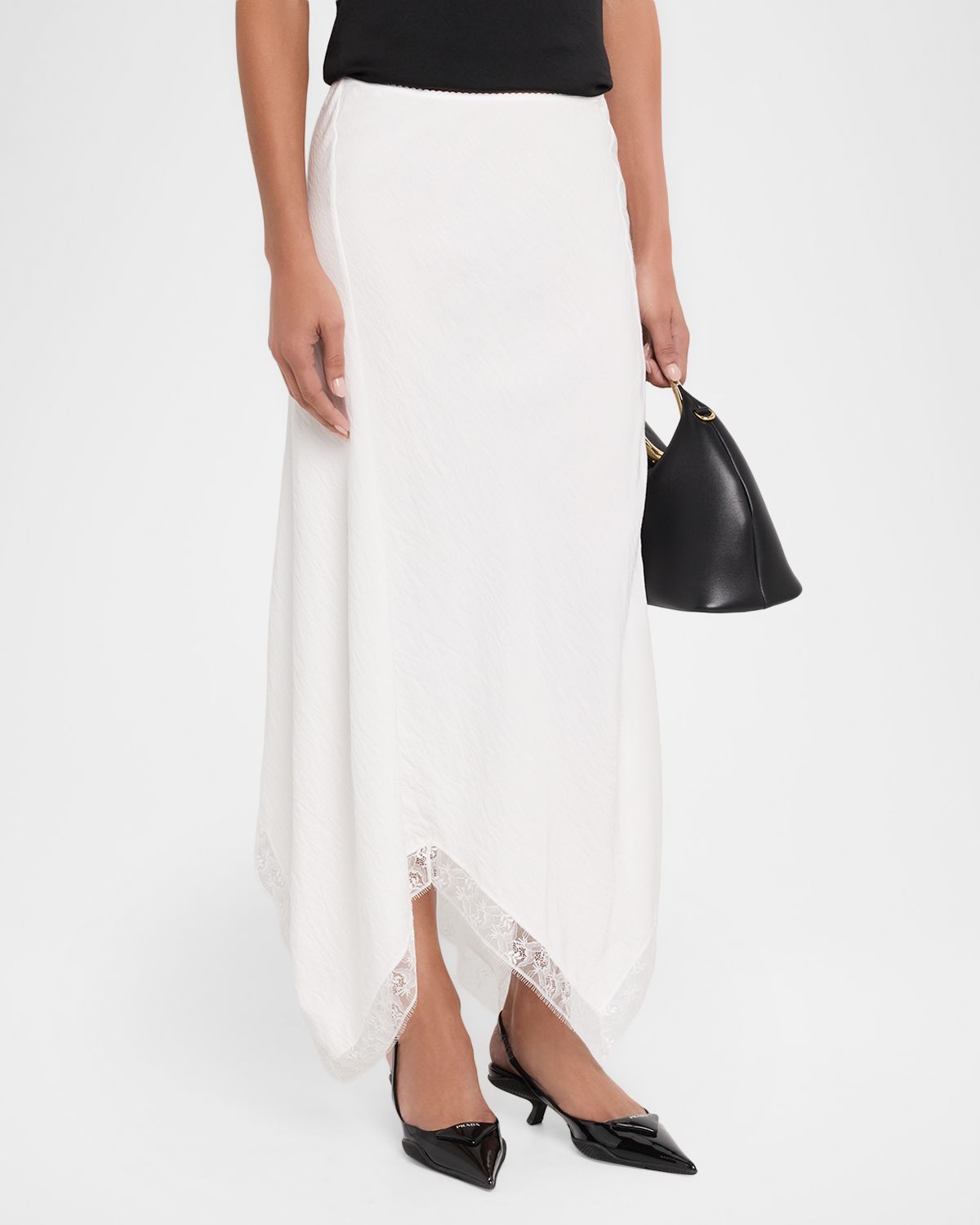 Sablyn Keri Paneled Bias-Cut Handkerchief Skirt | Thumbnail 4