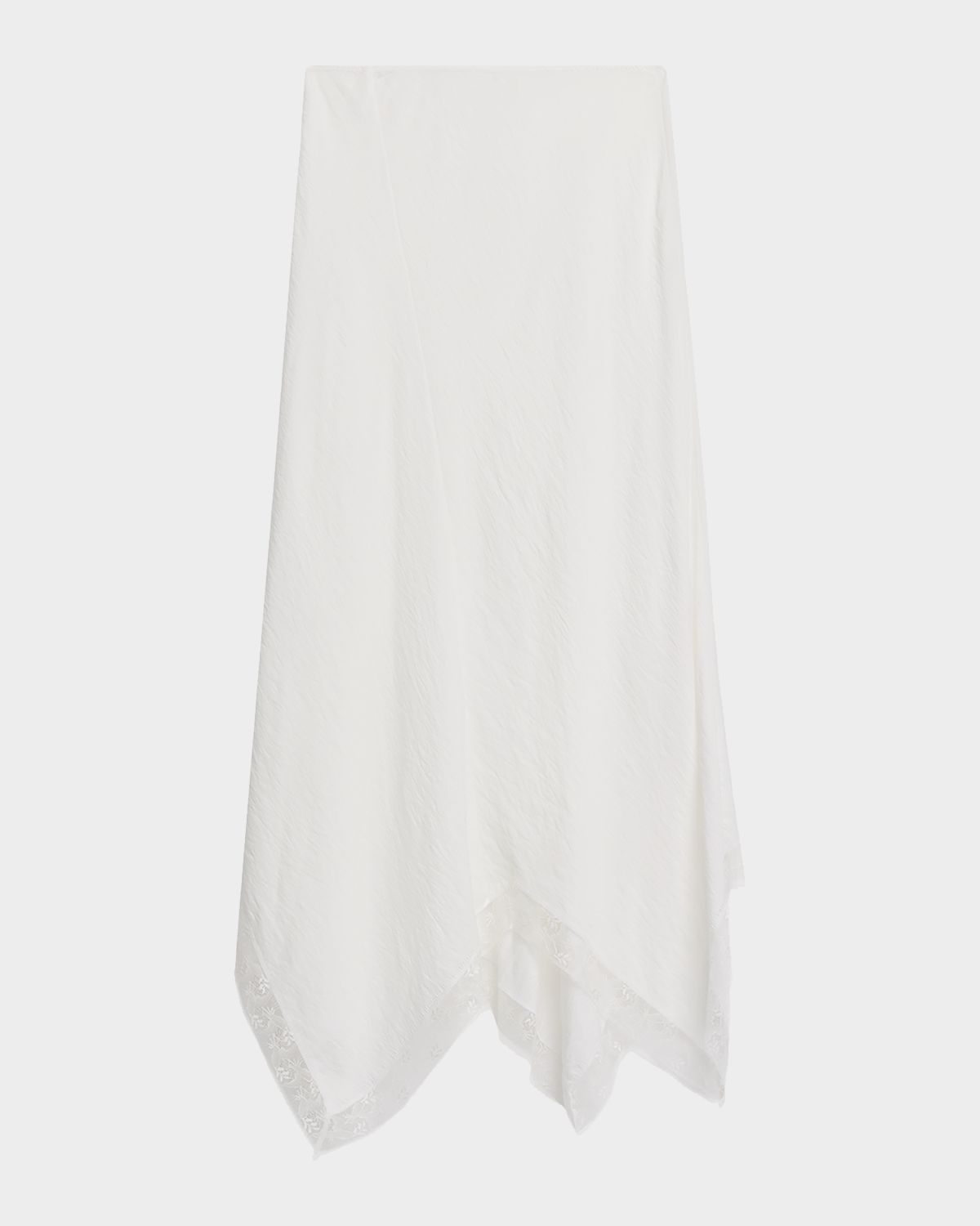 Sablyn Keri Paneled Bias-Cut Handkerchief Skirt