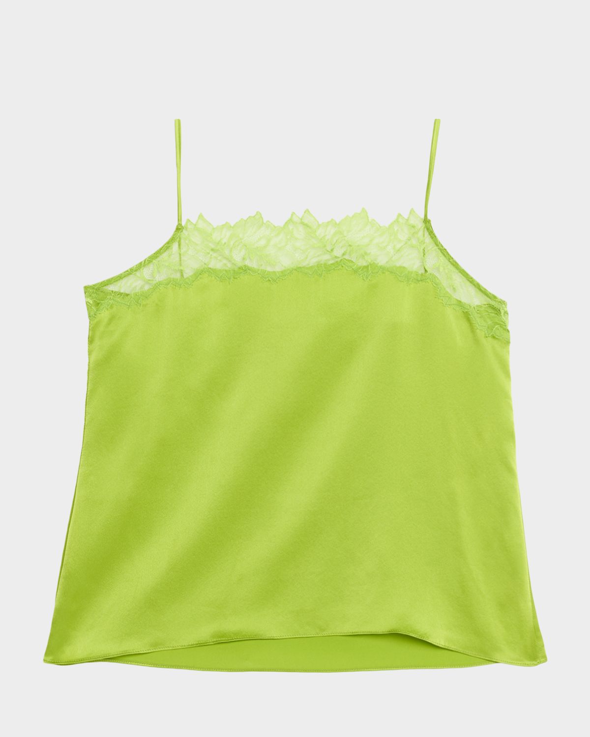 Sablyn Haya Silk Lace-Trim Top