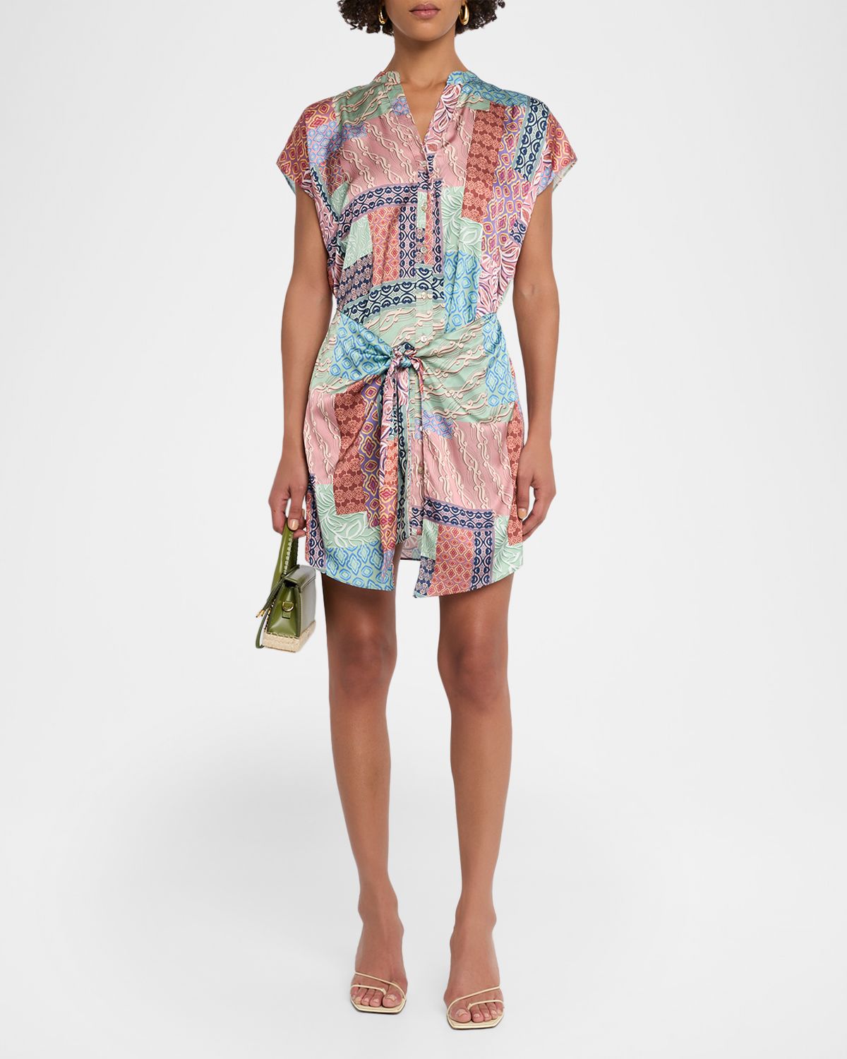 MISA Los Angeles Mika Wrap Mini Dress | Thumbnail 5 MISA Los Angeles Mika Wrap Mini Dress | Thumbnail 5