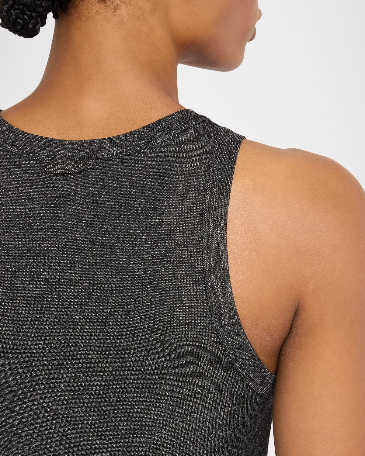 Brunello Cucinelli Shimmering Knit Sleeveless Blouse | Thumbnail 5 Brunello Cucinelli Shimmering Knit Sleeveless Blouse | Thumbnail 5