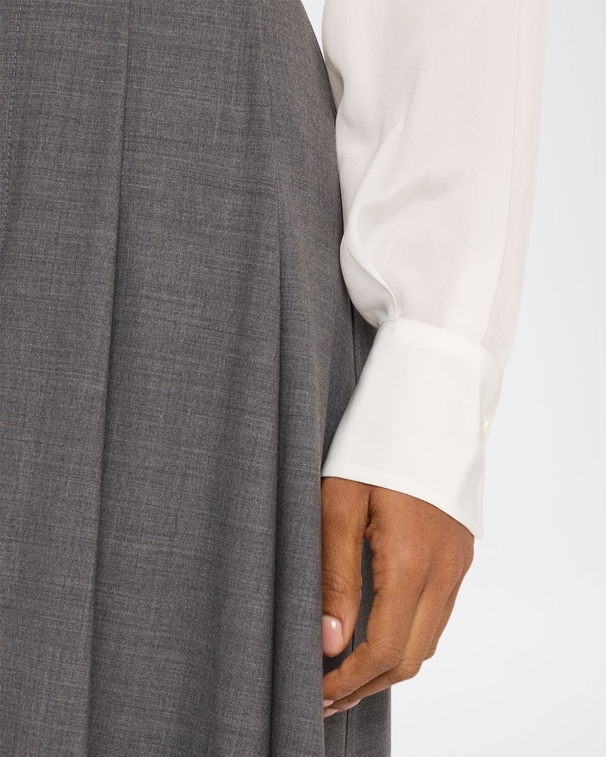 Brunello Cucinelli Virgin Wool A-Line Midi Skirt | Thumbnail 5 Brunello Cucinelli Virgin Wool A-Line Midi Skirt | Thumbnail 5