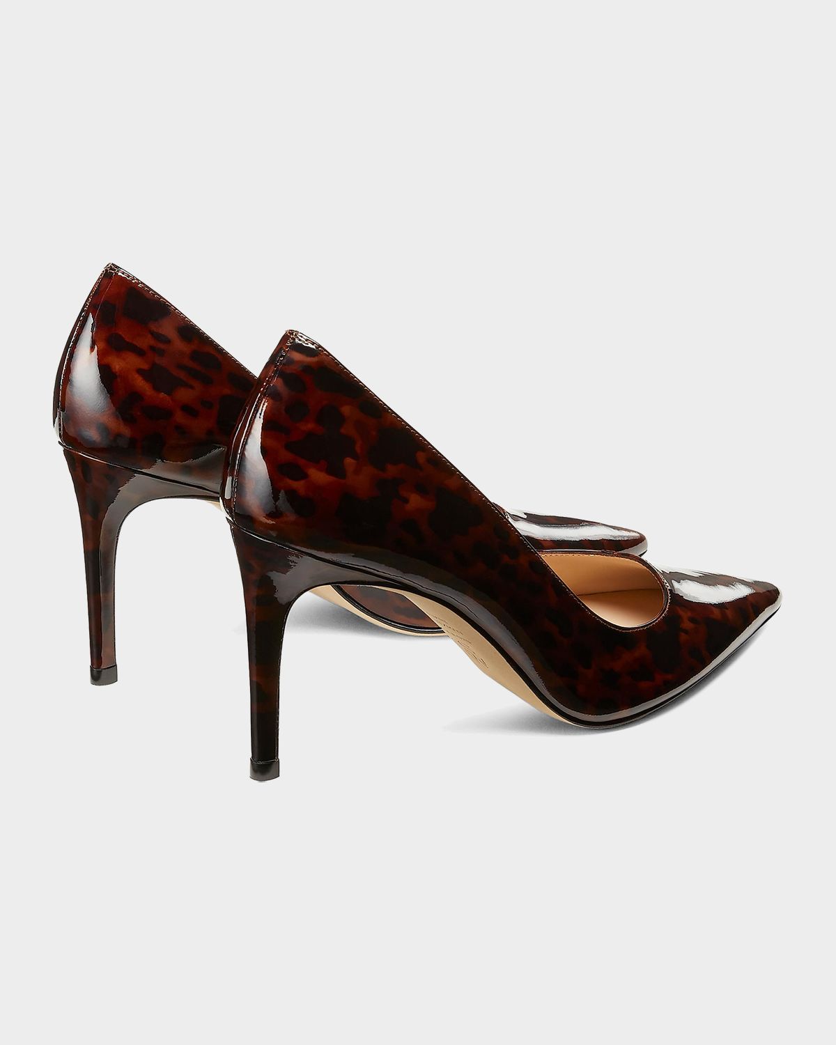 Stuart Weitzman 85mm Stuart Power Leather Pumps | Thumbnail 4