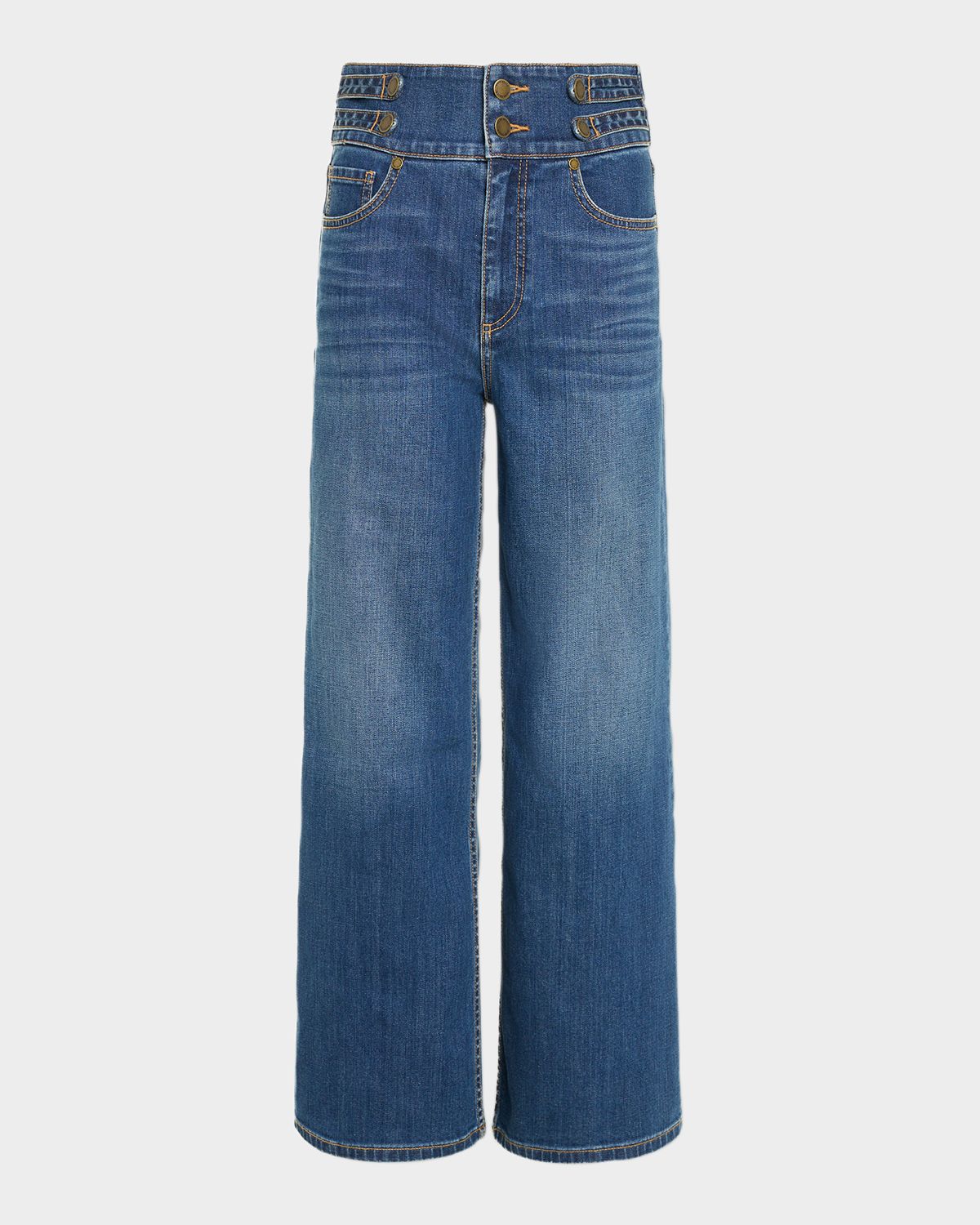 Ramy Brook Liv Cropped Wide-Leg Jeans