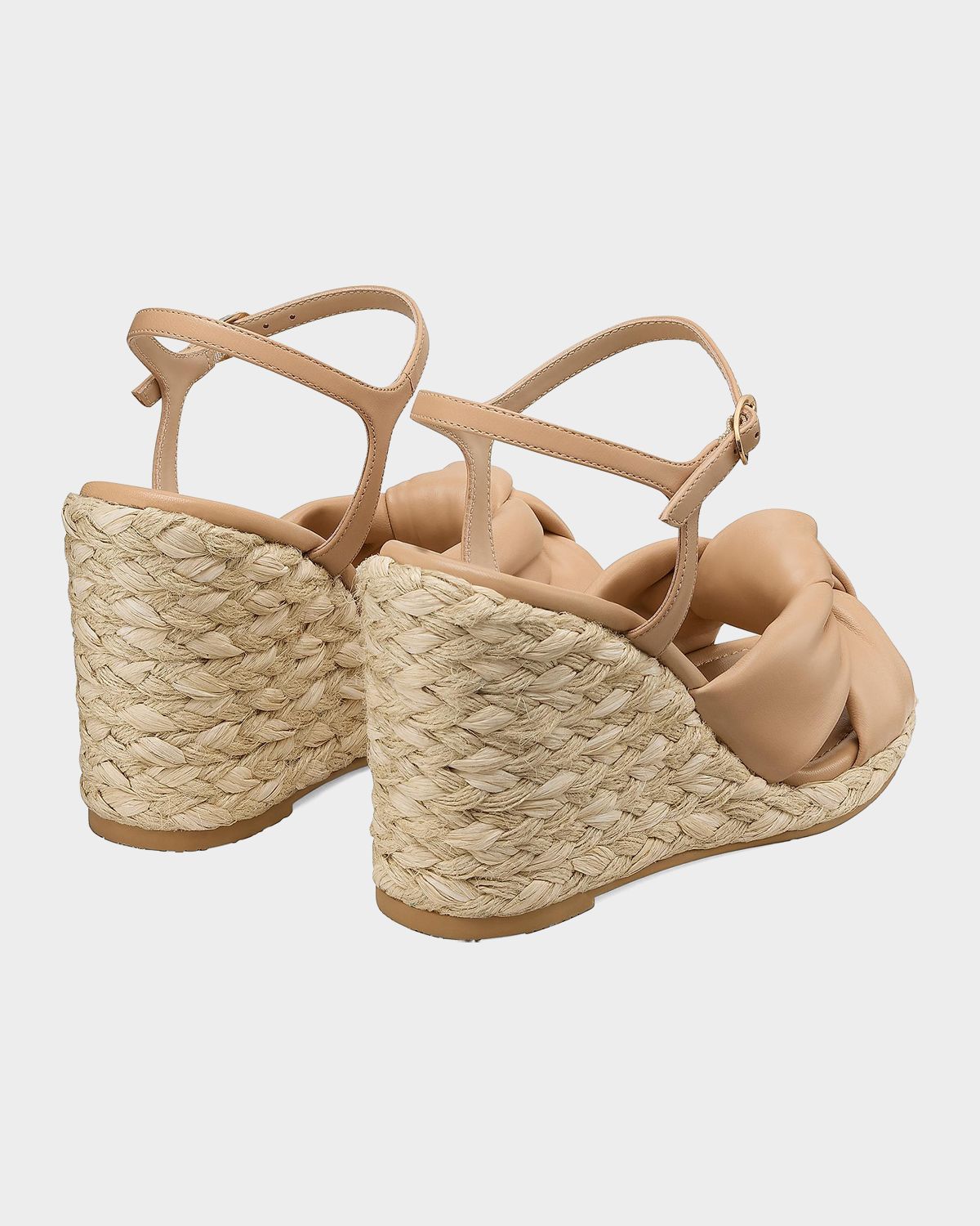 Stuart Weitzman 85mm Soplaya Espadrille Wedge Sandals