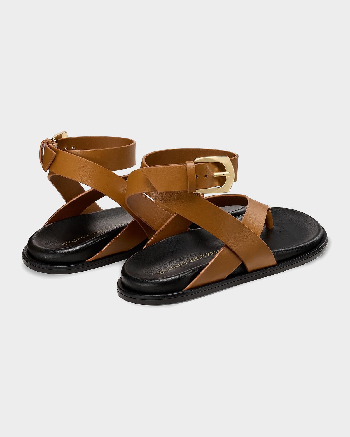 Stuart Weitzman MaryKate Leather Sandals