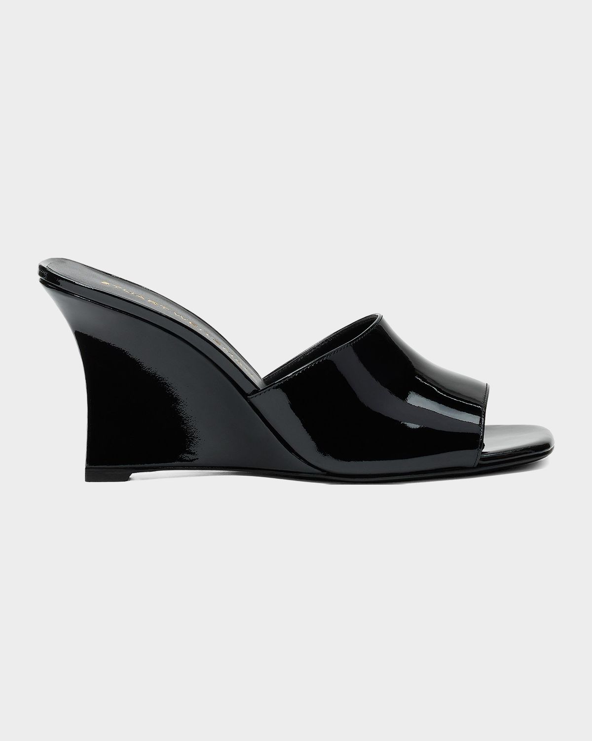 Stuart Weitzman 5mm Vinnie Patent Leather Wedge Mules | Thumbnail 5 Stuart Weitzman 5mm Vinnie Patent Leather Wedge Mules | Thumbnail 5