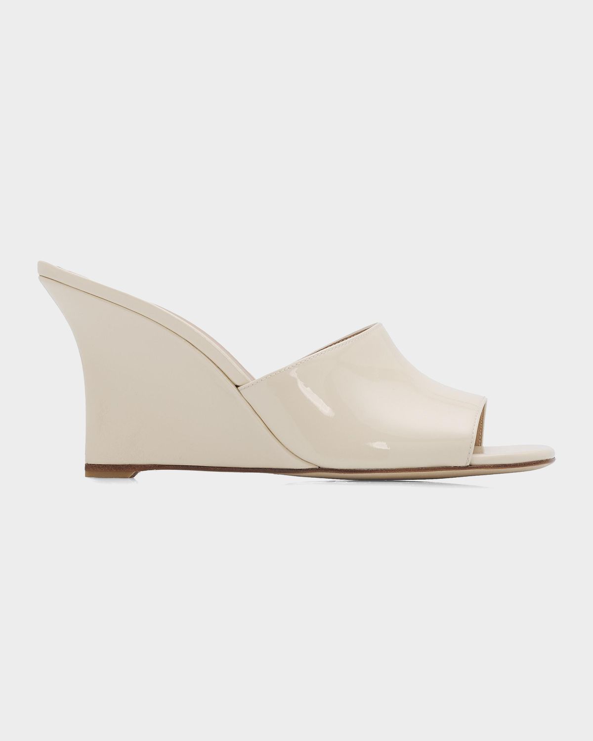 Stuart Weitzman 85mm Vinnie Patent Leather Wedge Mules | Thumbnail 6 Stuart Weitzman 85mm Vinnie Patent Leather Wedge Mules | Thumbnail 6