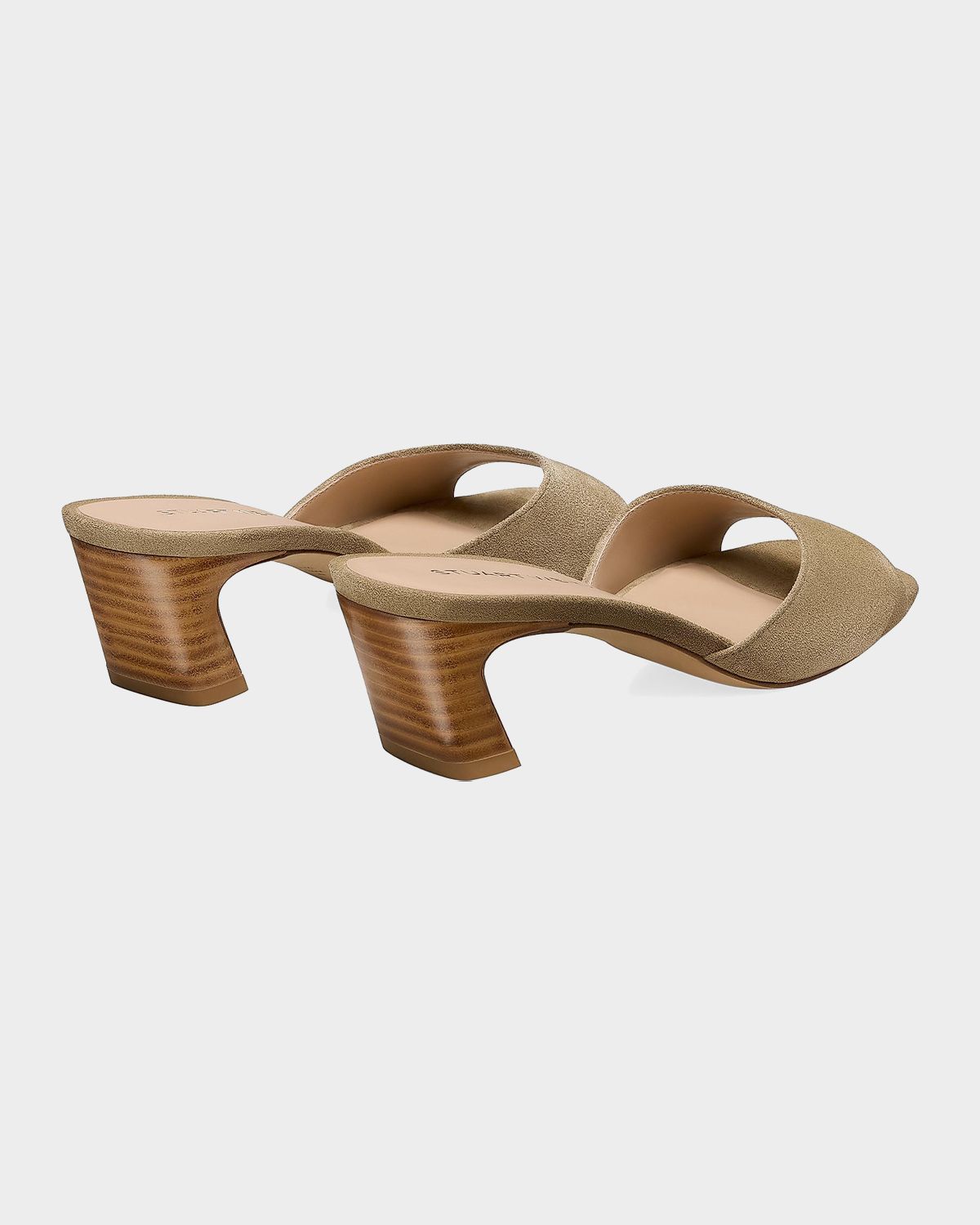 Stuart Weitzman 50mm Stassi Suede Mules