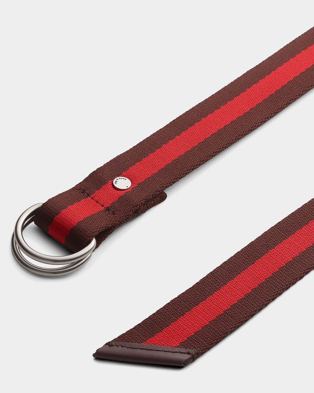 Rag & Bone Gracie Sport Stripe Webbed Belt