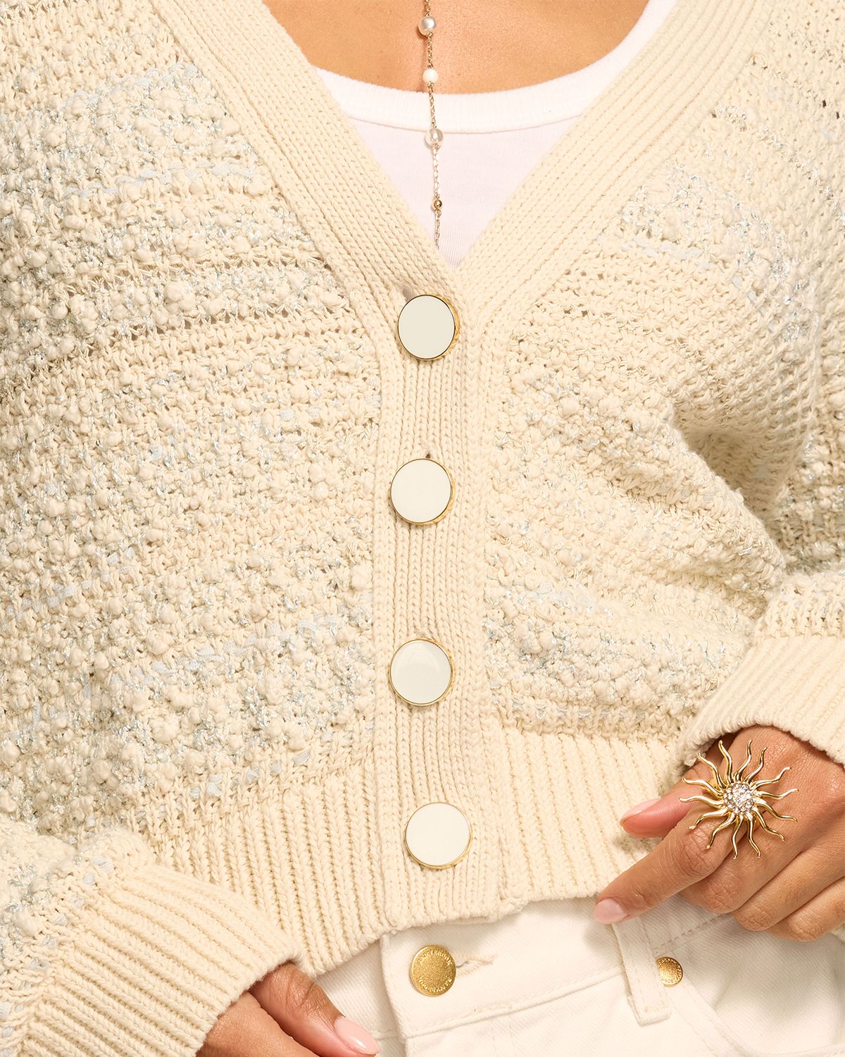 Ramy Brook Carly V-Neck Cardigan | Thumbnail 5