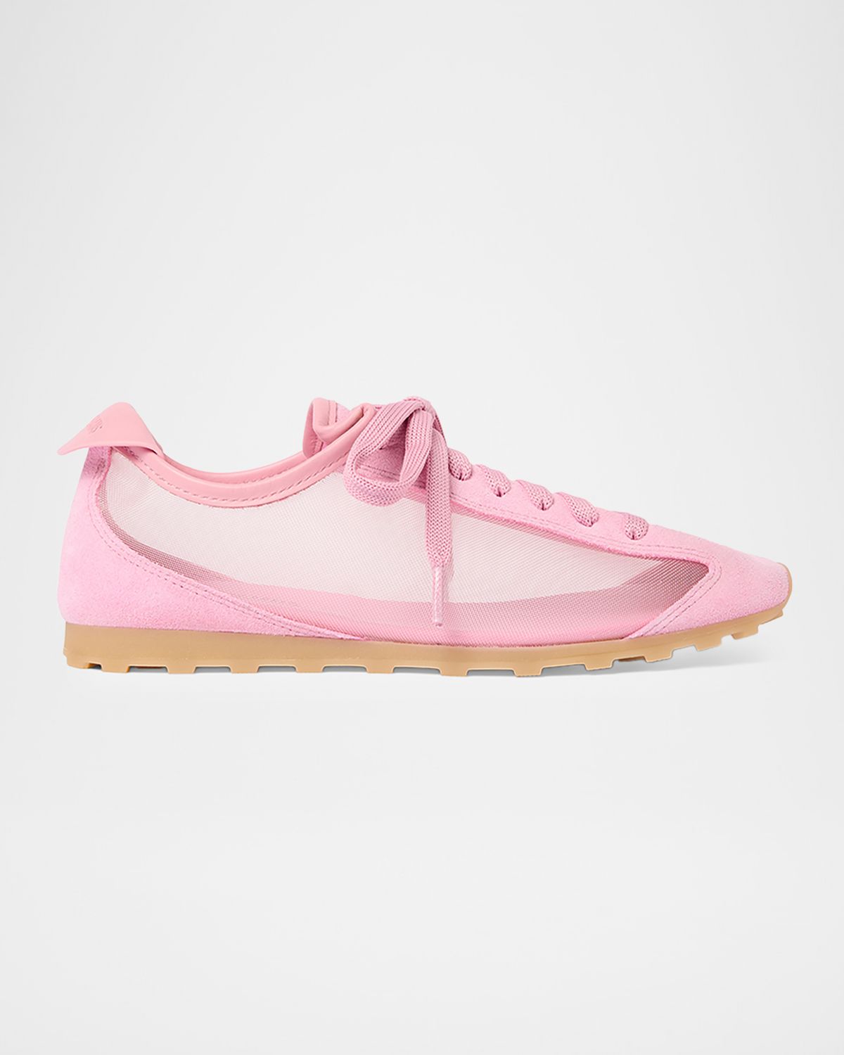 Jacquemus Les Tennis Suede and Mesh Low-Top Sneakers