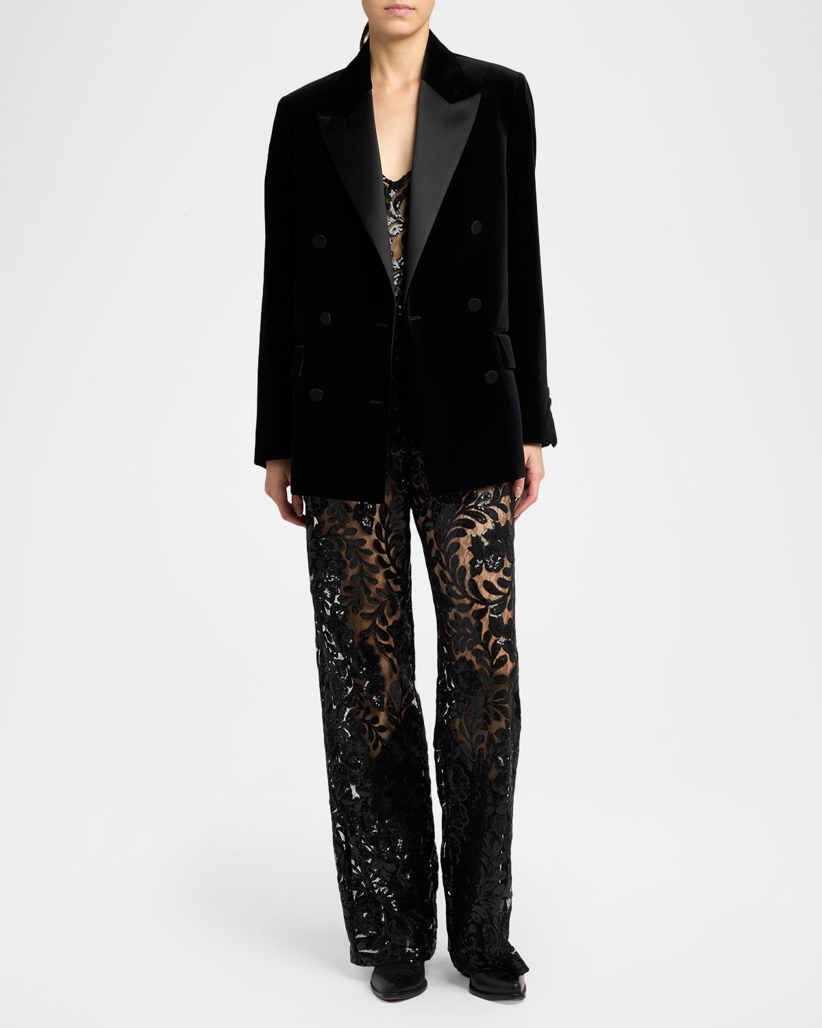 Golden Goose Journey Sequined Floral-Embroidered Tulle Tank Top | Thumbnail 5 Golden Goose Journey Sequined Floral-Embroidered Tulle Tank Top | Thumbnail 5