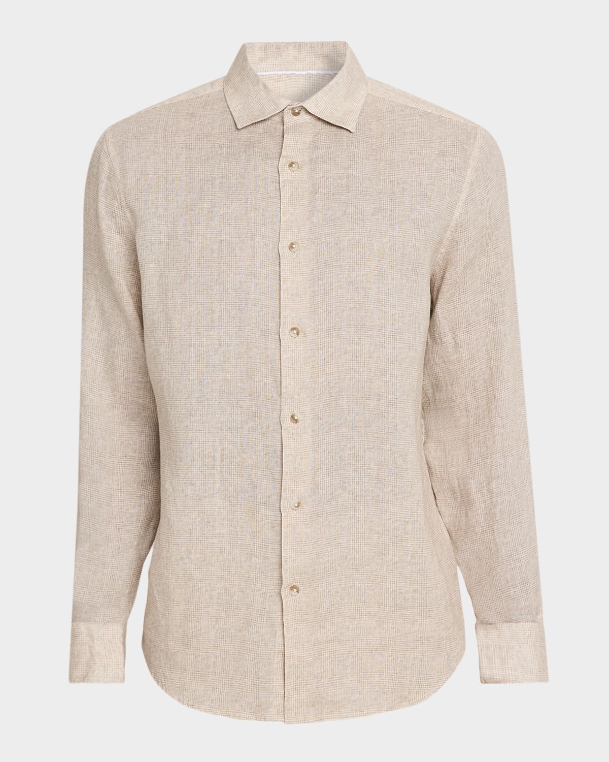 Bugatchi Men 's Axel Linen Button-Down Shirt