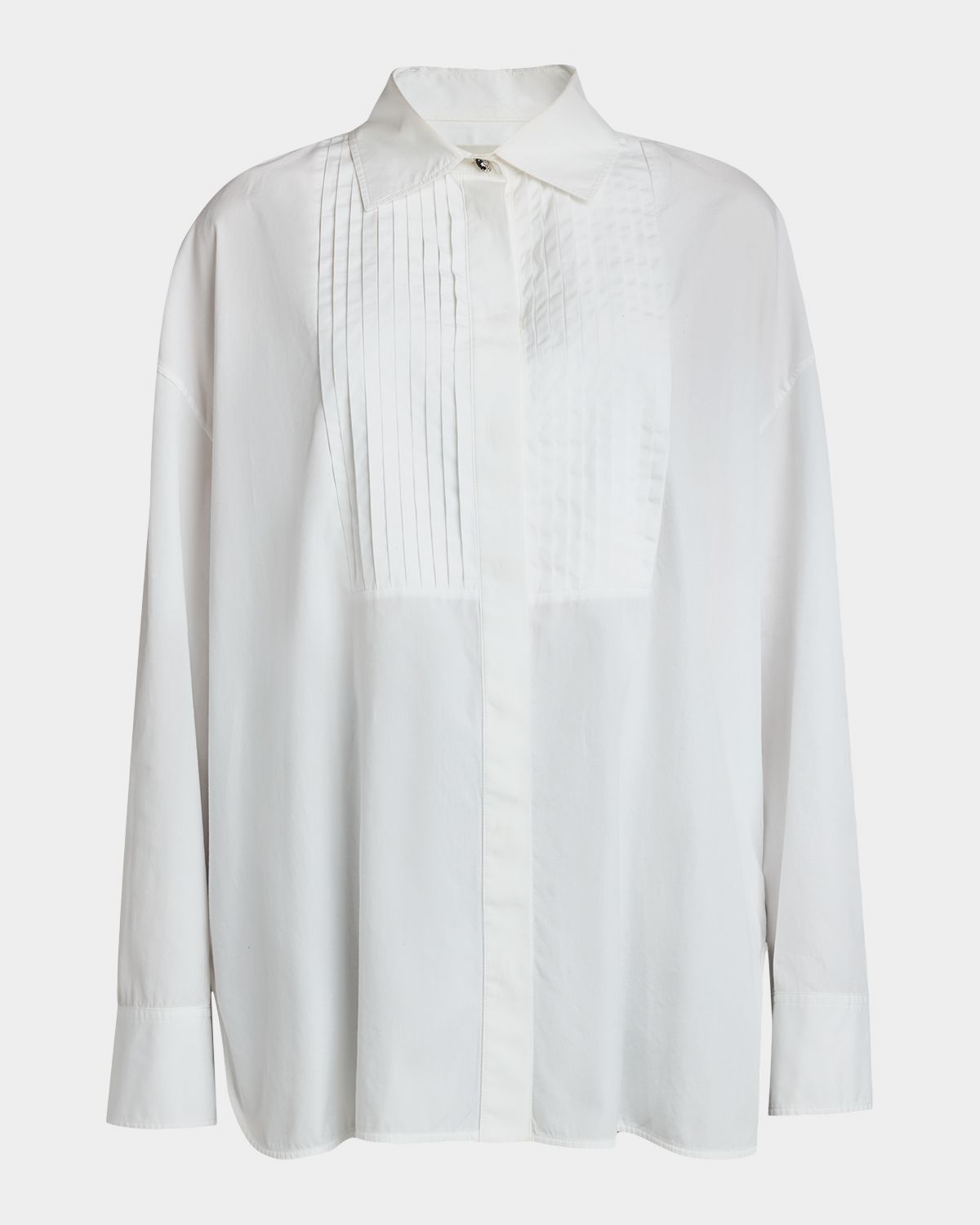Golden Goose Journey Oversized Cotton Voile Tuxedo Shirt | Thumbnail 6 Golden Goose Journey Oversized Cotton Voile Tuxedo Shirt | Thumbnail 6