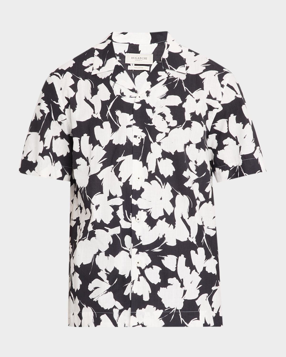 Bugatchi Men 's Jackson Floral-Print Camp Shirt