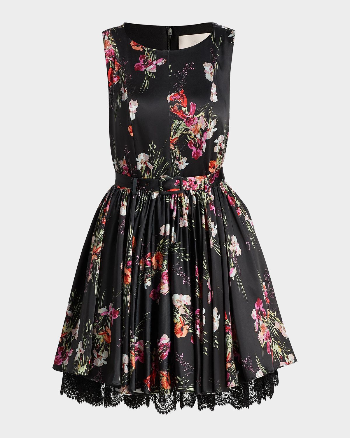 Cinq a Sept Caelia Iris Bouquet Minidress